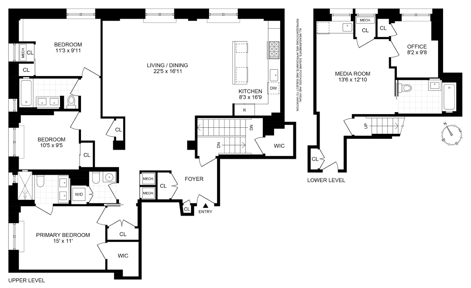 Floorplan for 780 West End Avenue, MEZZ1