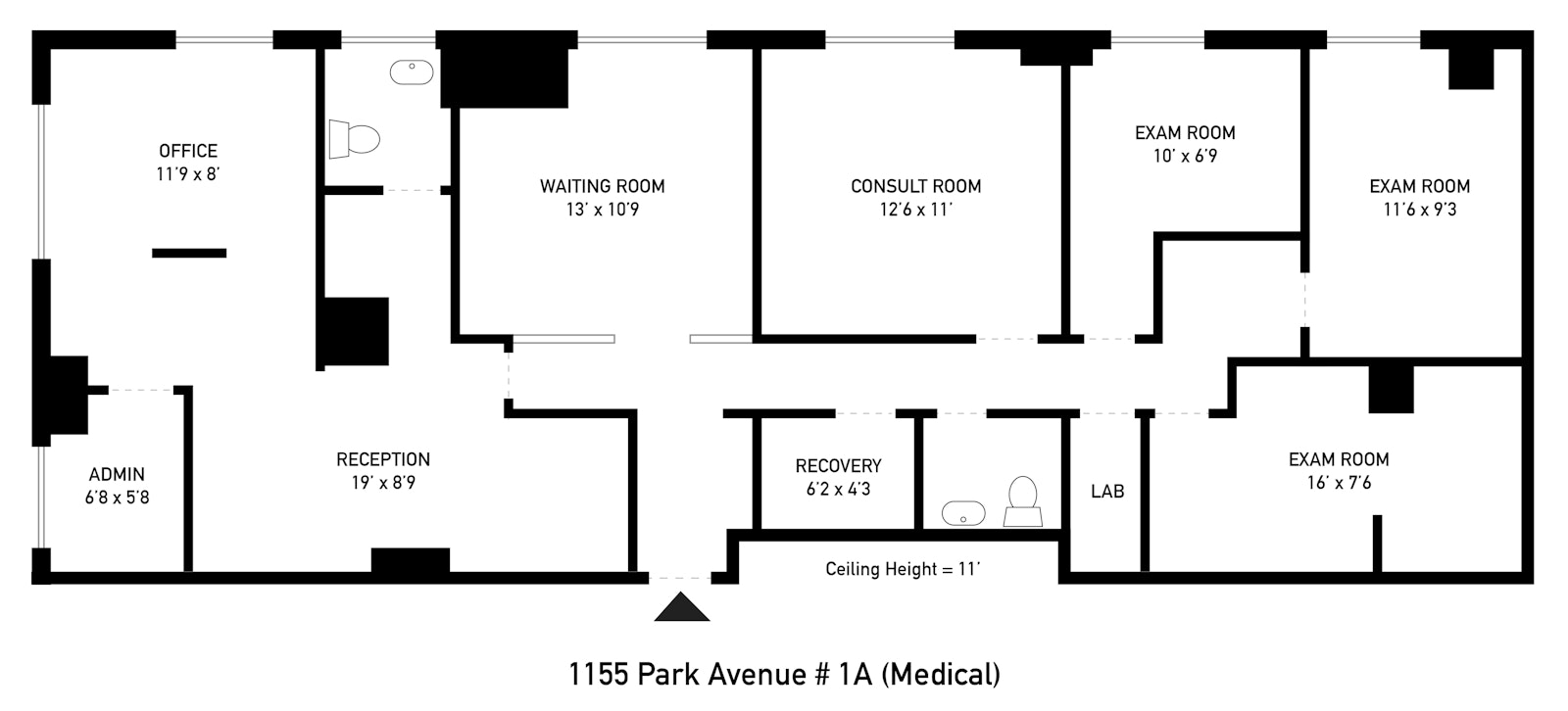 Floorplan for 1155 Park Avenue