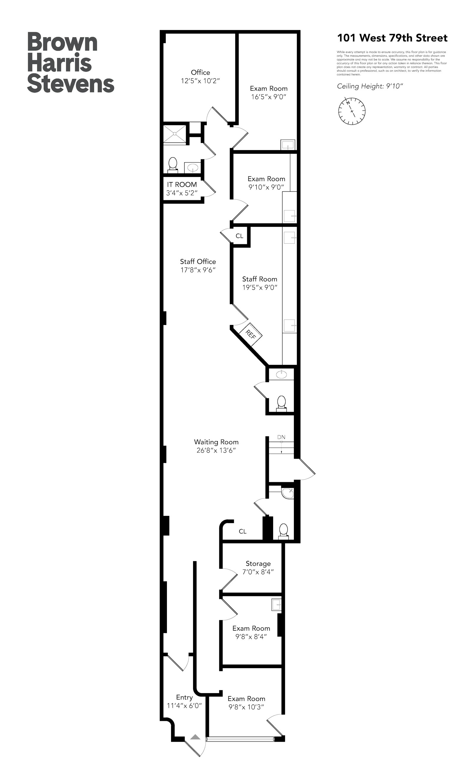 Floorplan for 101 West 79th Street