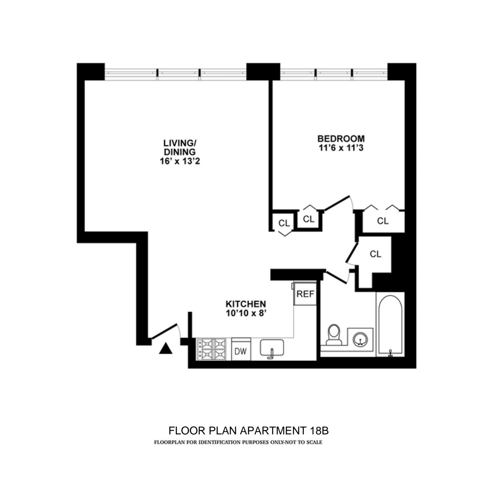 Floorplan for 333 East 45th Street, 18B