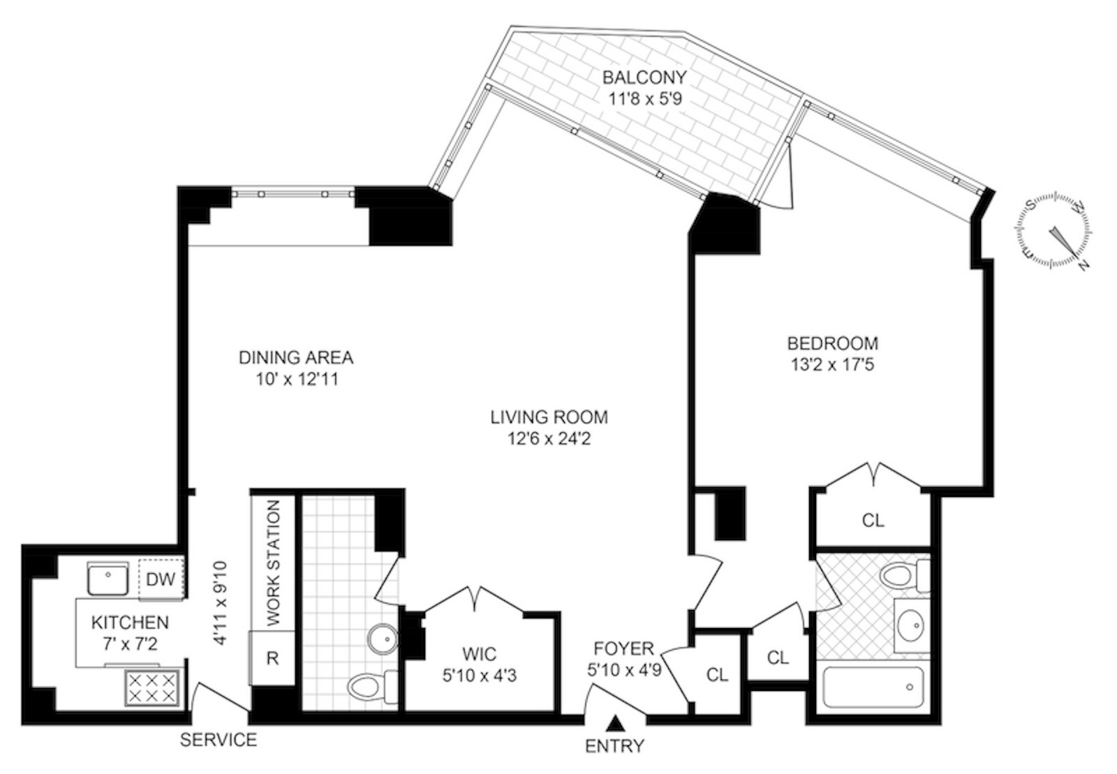 60 Sutton Place South 11BS Sutton Place New York NY 10022