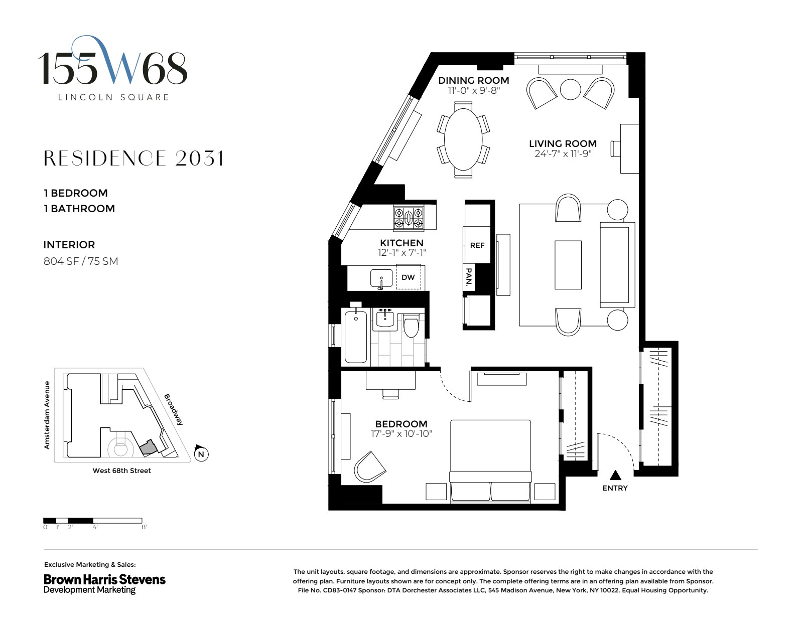 155 West 68th Street Lincoln Square New York NY 10023