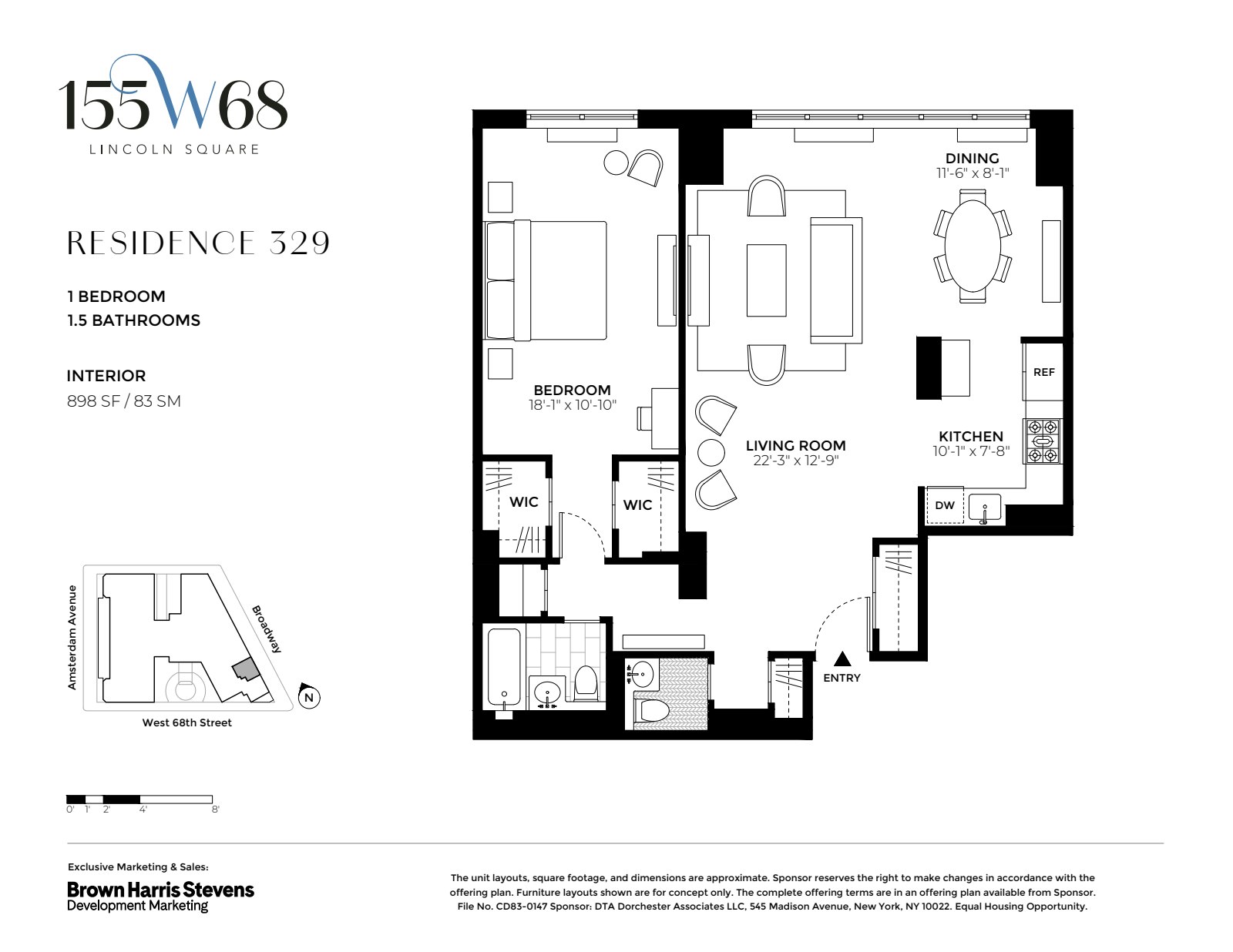 155 West 68th Street Lincoln Square New York NY 10023