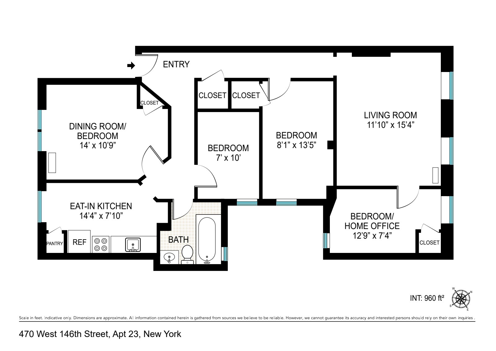 470 West 146th Street 23 Hamilton Heights New York NY 10031