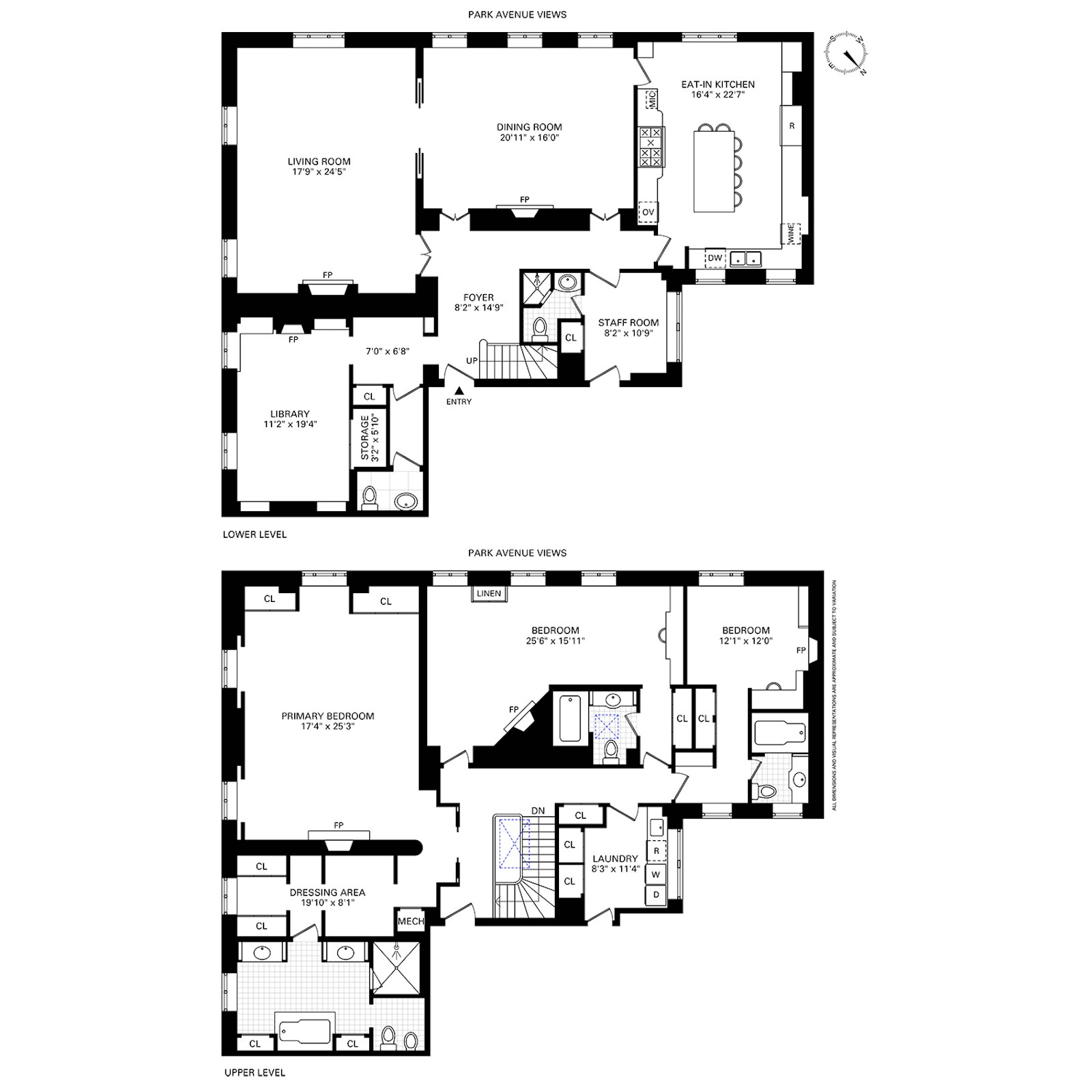 563 Park Avenue 11/12W Upper East Side New York NY 10065