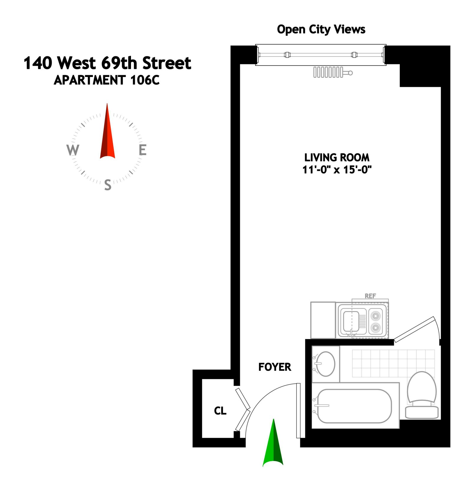140 West 69th Street 106C Lincoln Square New York NY 10023