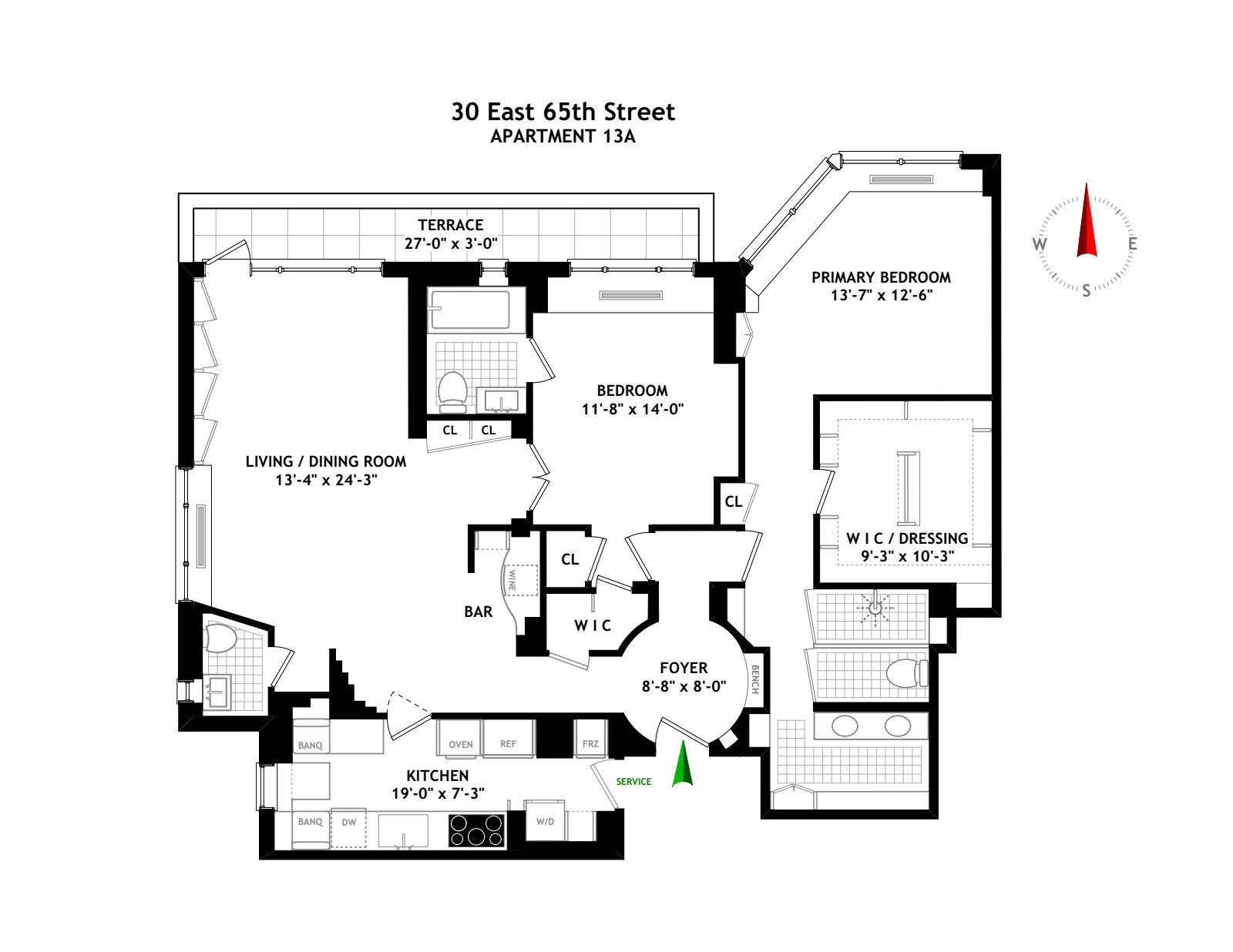 30 East 65th Street 13A Upper East Side New York NY 10065