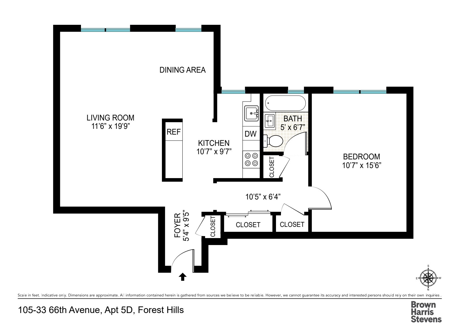 105-33 66th Avenue 5D Forest Hills Queens NY 11375