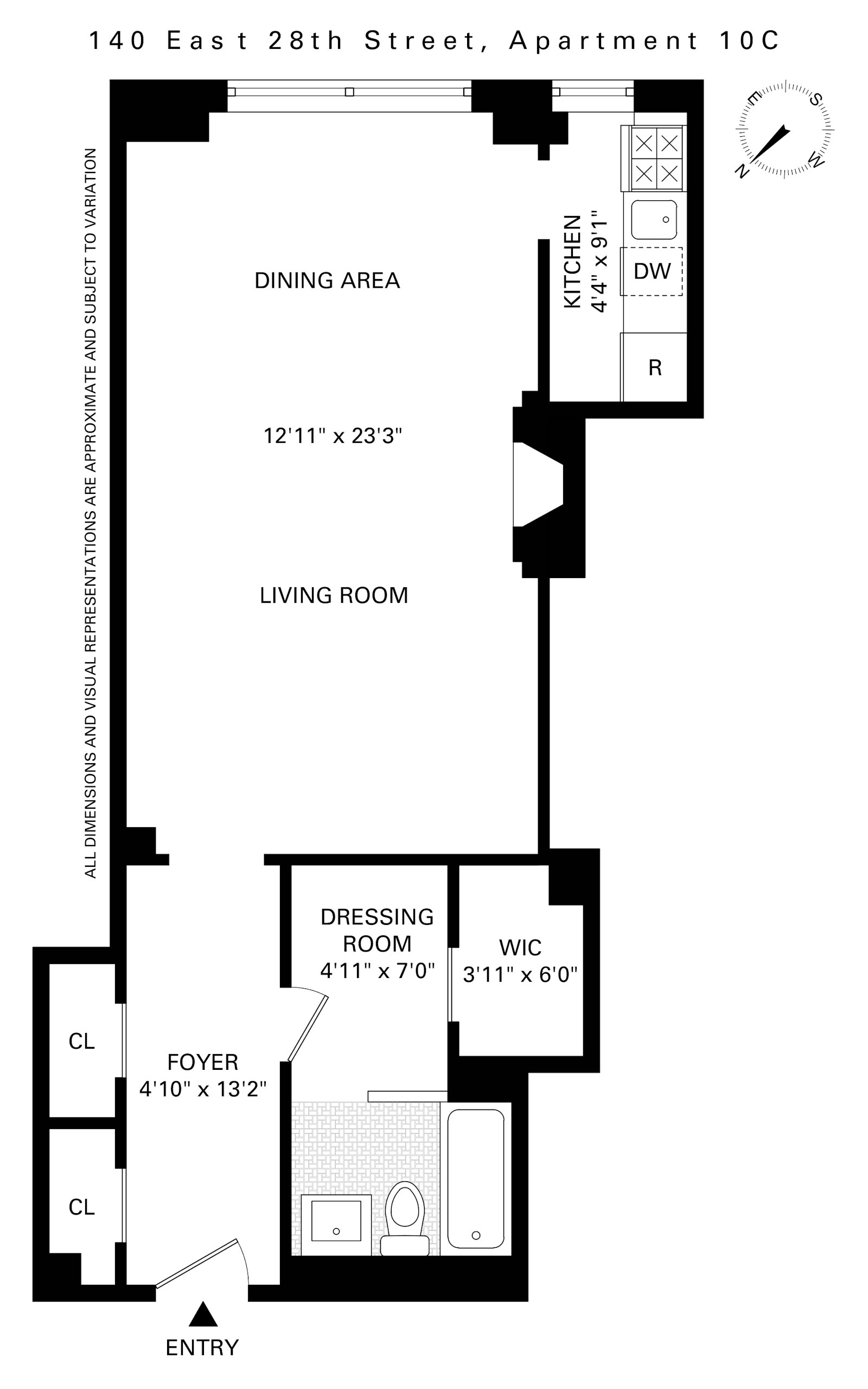 140 East 28th Street 10C Kips Bay New York NY 10016