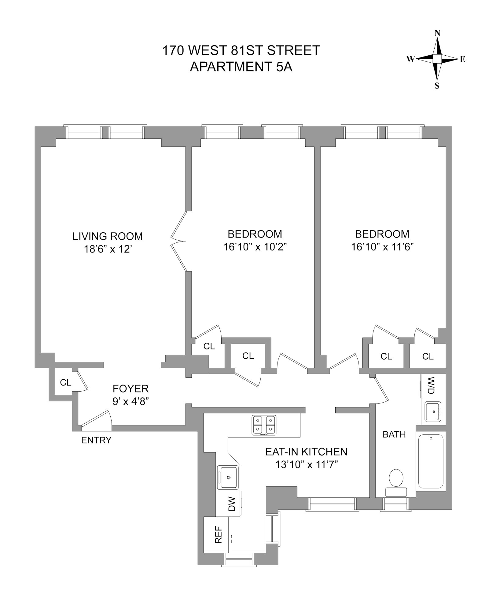 170 West 81st Street 5A Upper West Side New York NY 10024