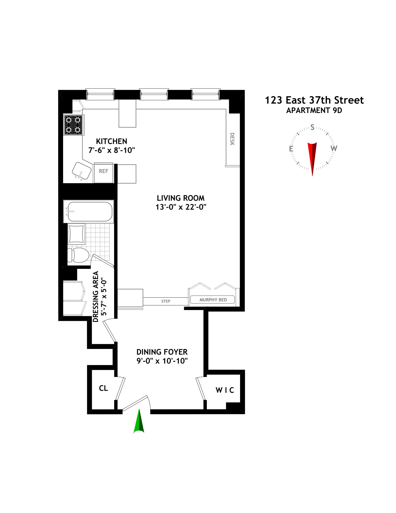 123 East 37th Street Murray Hill New York NY 10016