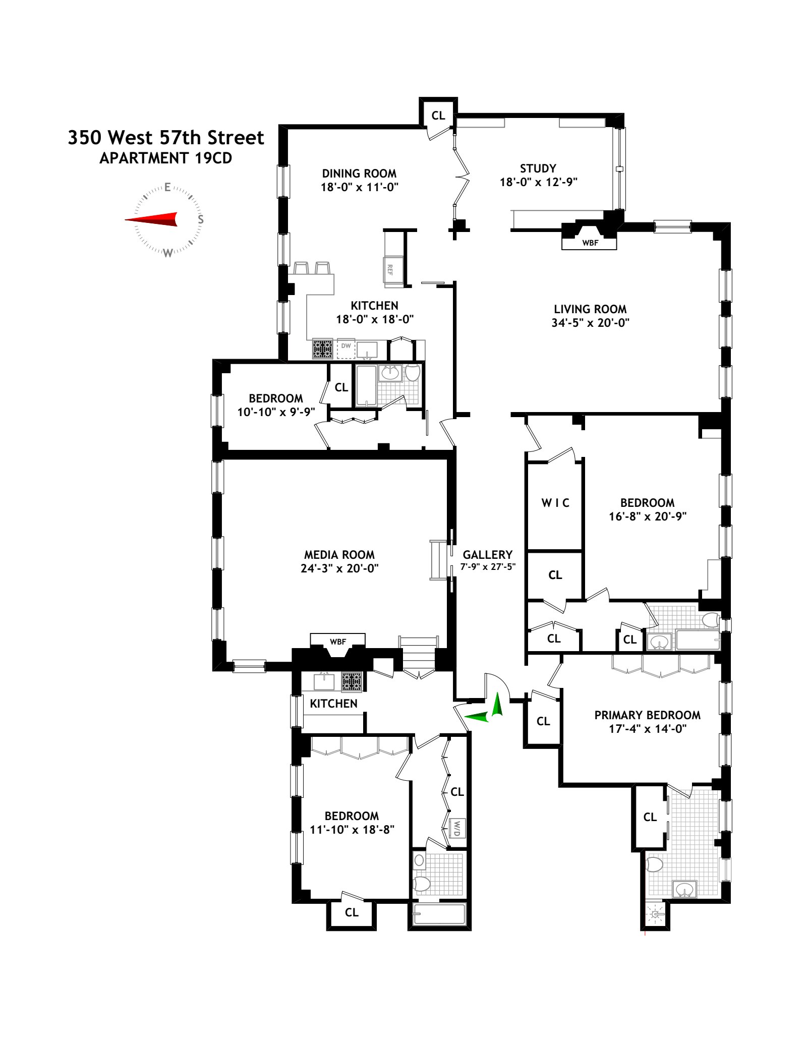 350 West 57th Street 19CD Clinton New York NY 10019