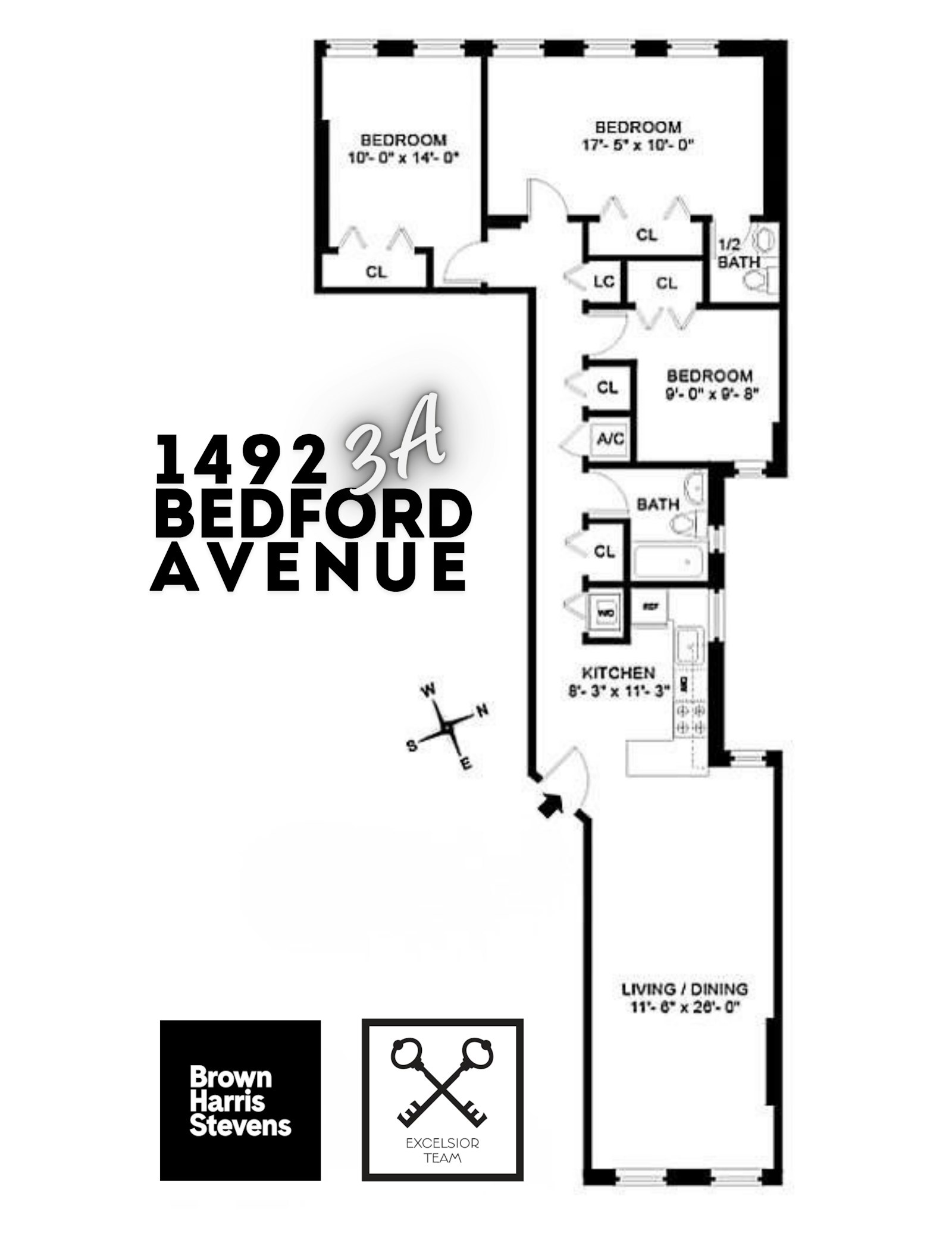 1492 Bedford Avenue 3A Crown Heights Brooklyn NY 11216