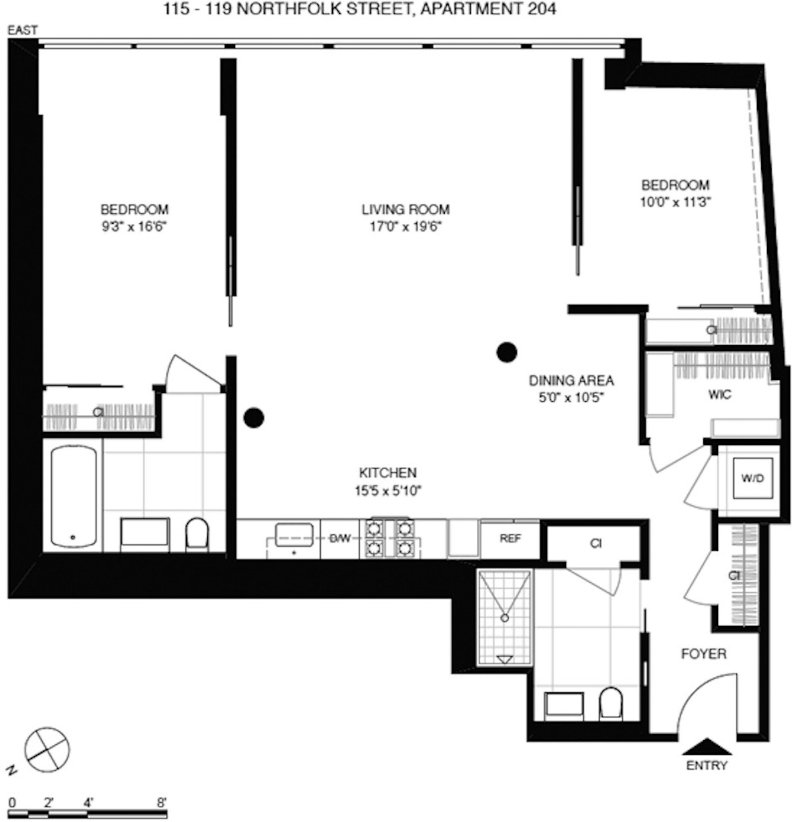 115 Norfolk Street 204 Lower East Side New York NY 10002