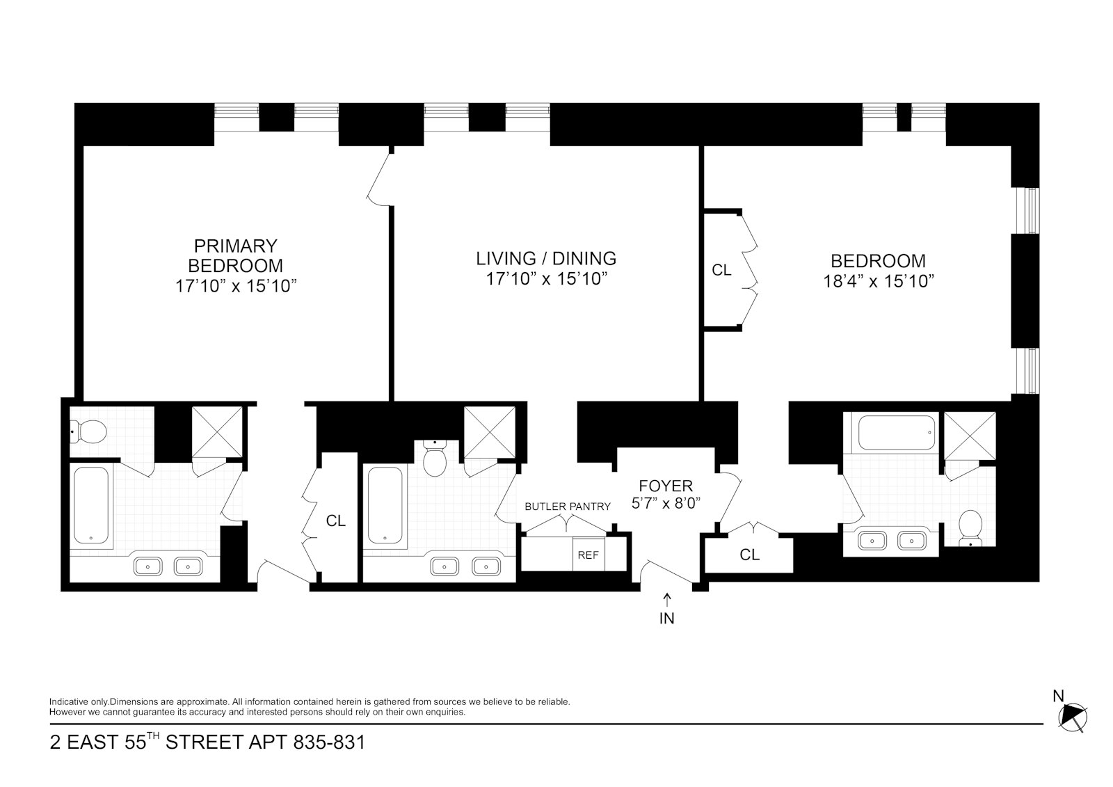 2 East 55th Street 835/31 Midtown East New York NY 10022