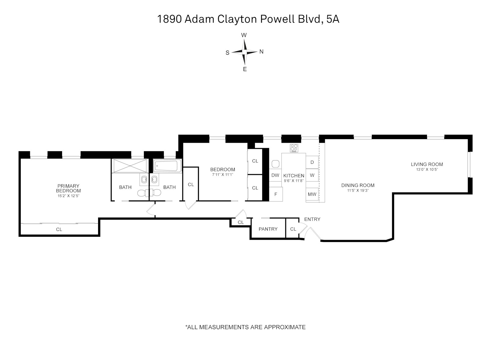 1890 Adam Clayton Powell Blvd. 5A West Harlem New York NY 10026