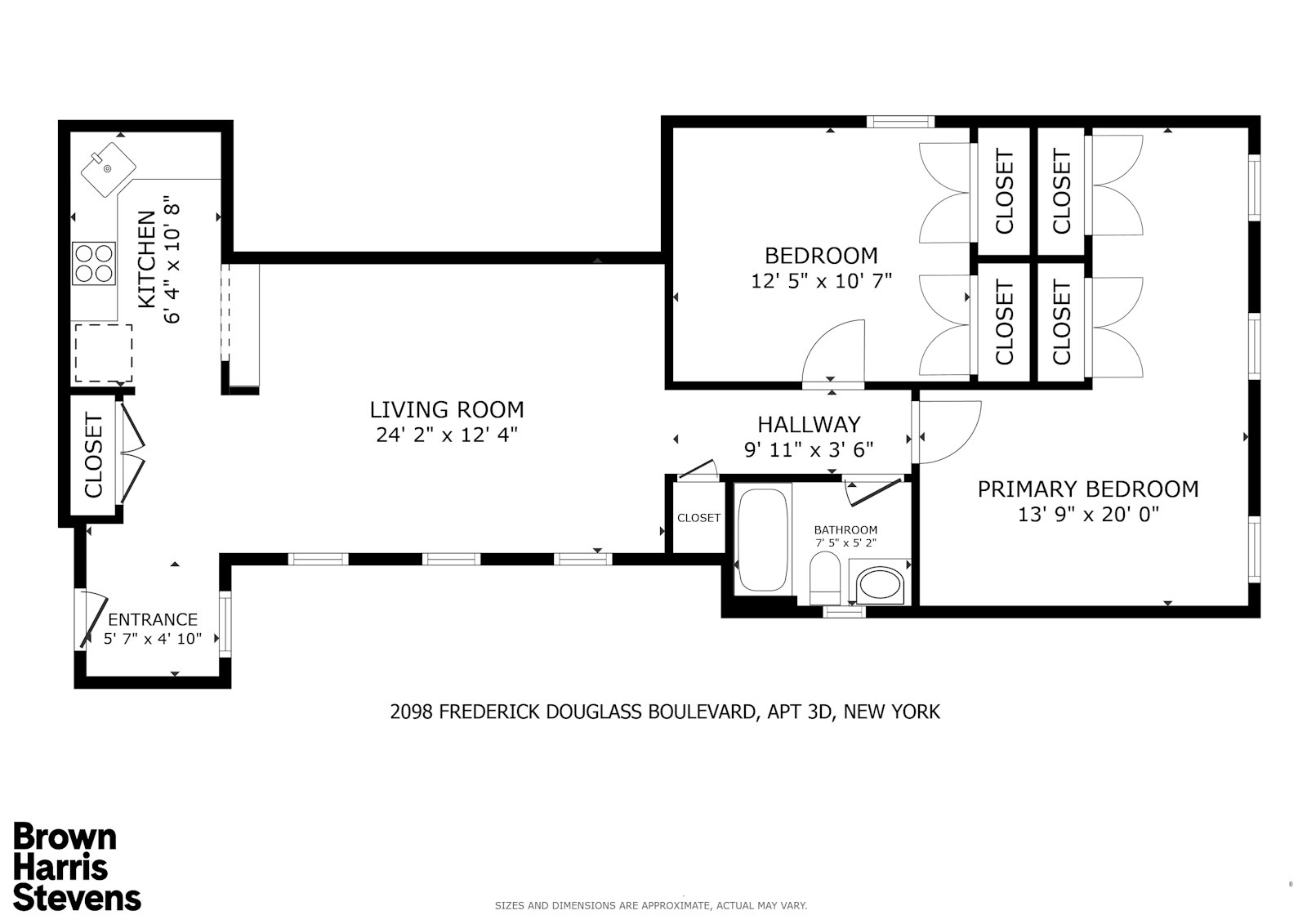 2098 Frederick Douglass Blvd. 3D West Harlem New York NY 10026
