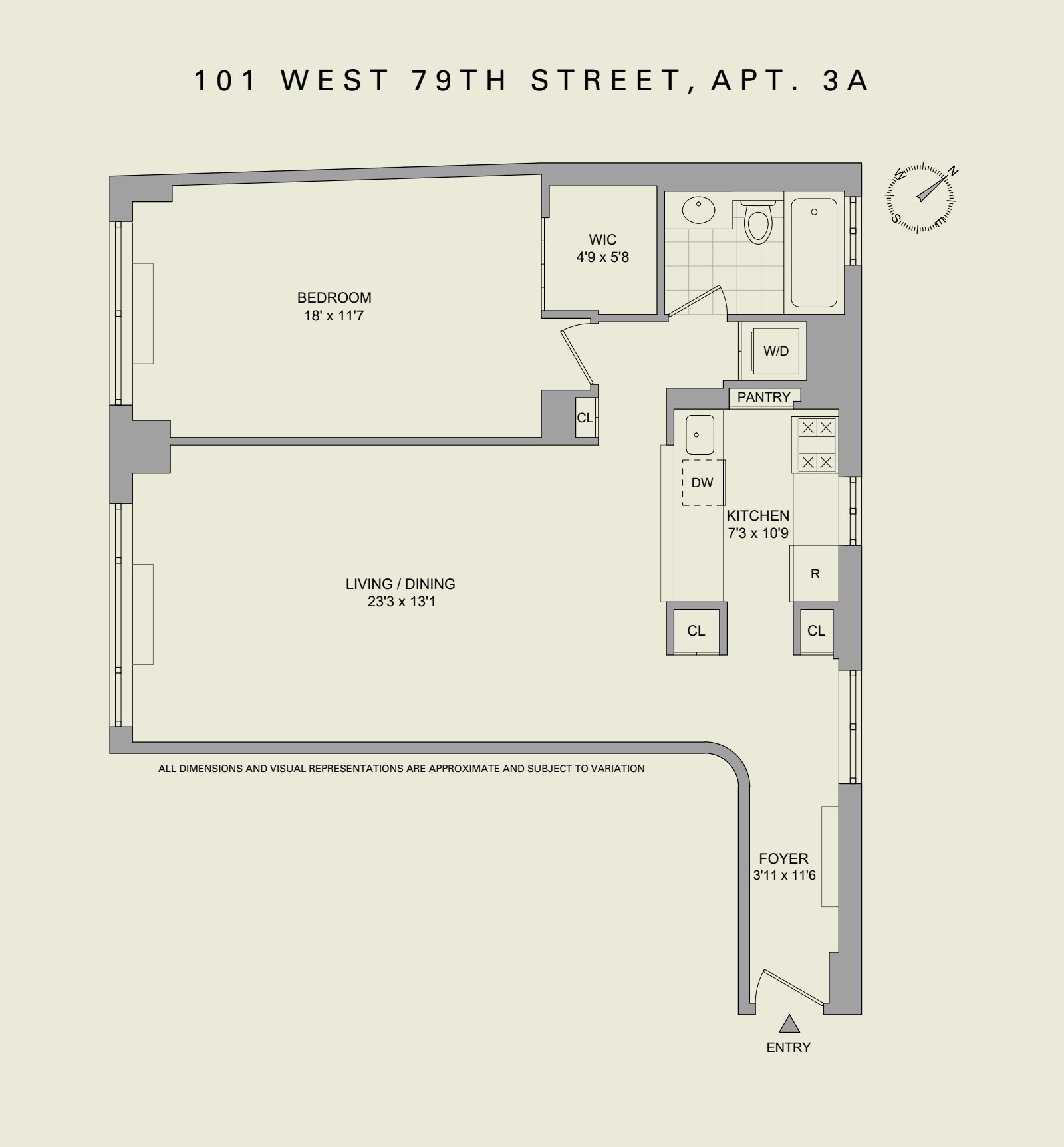 101 West 79th Street 3A Upper West Side New York NY 10024