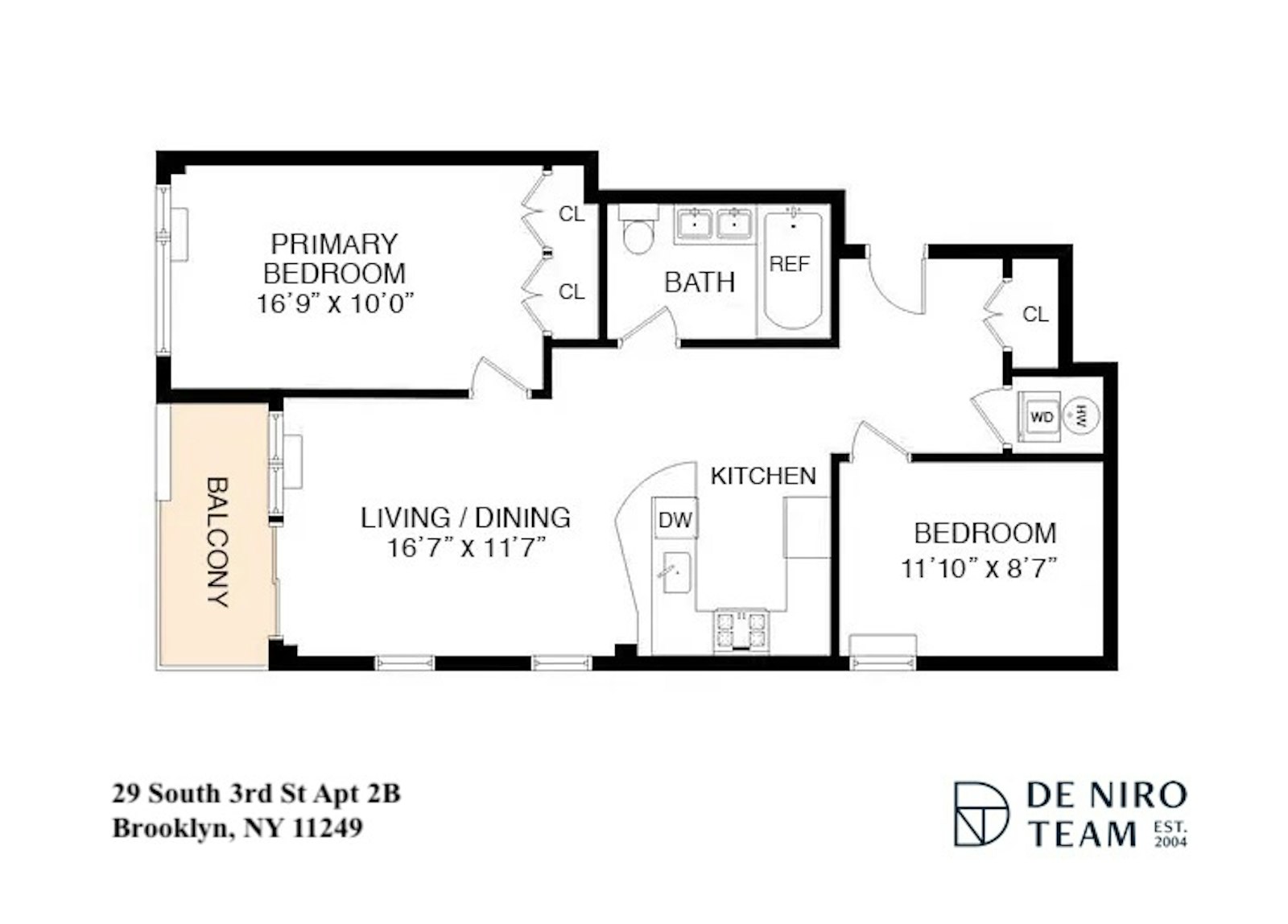 29 South 3rd Street 2B Williamsburg Brooklyn NY 11249