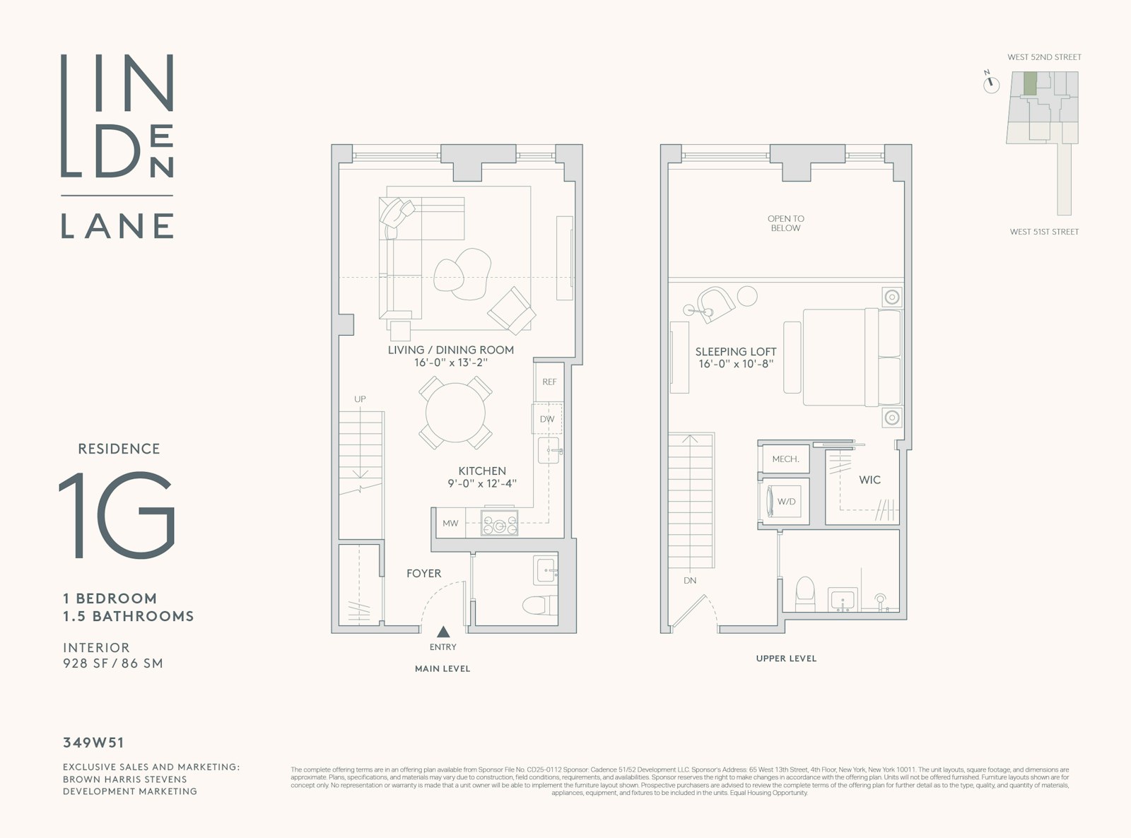 349 West 51st Street 1G Clinton New York NY 10019