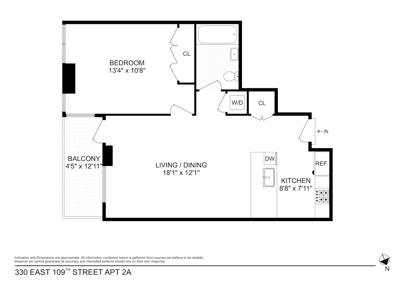 330 East 109th Street 2A East Harlem New York NY 10029