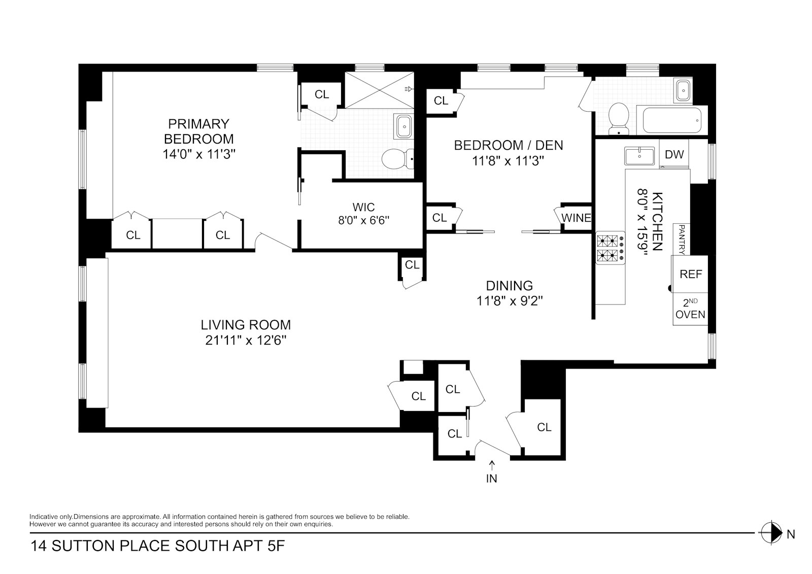 14 Sutton Place South 5F Sutton Place New York NY 10022