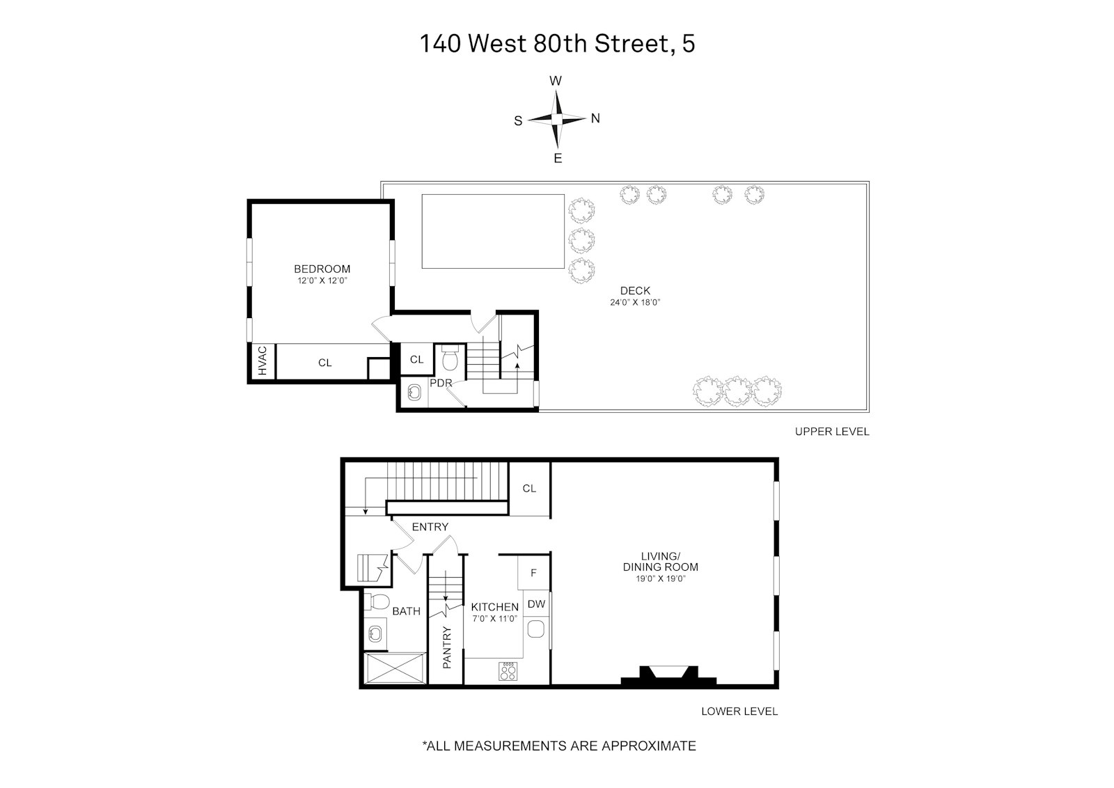 140 West 80th Street 5 Upper West Side New York NY 10024
