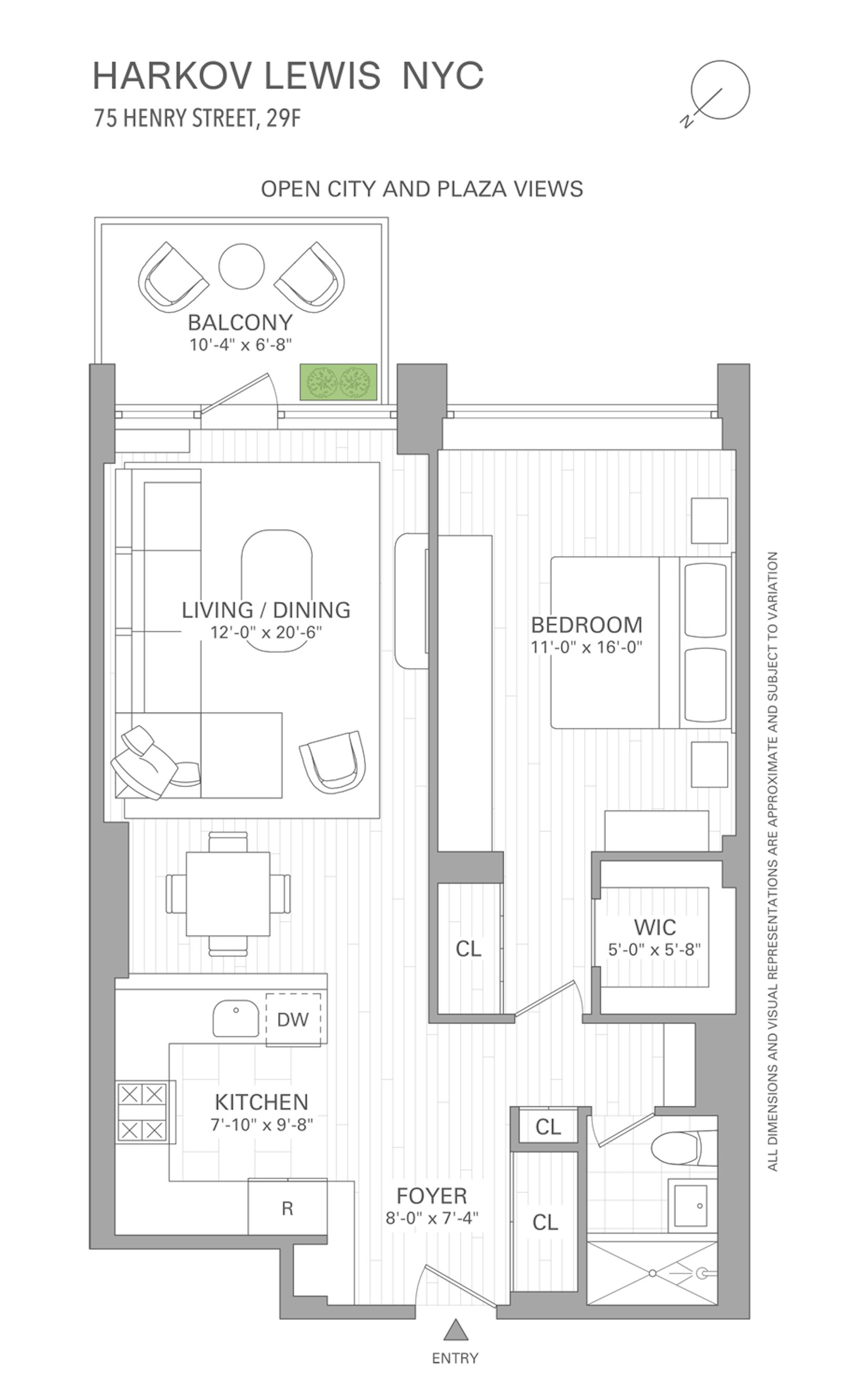 75 Henry Street 29F Brooklyn Heights Brooklyn NY 11201