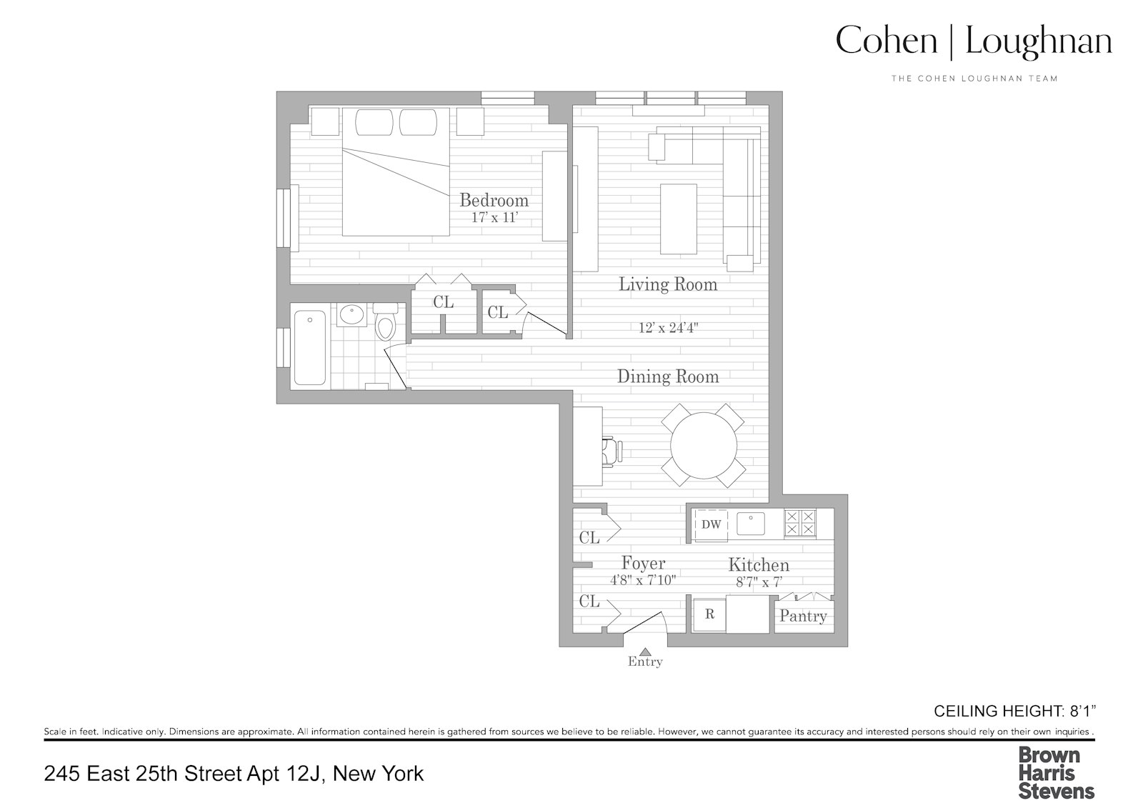 245 East 25th Street 12J Kips Bay New York NY 10010
