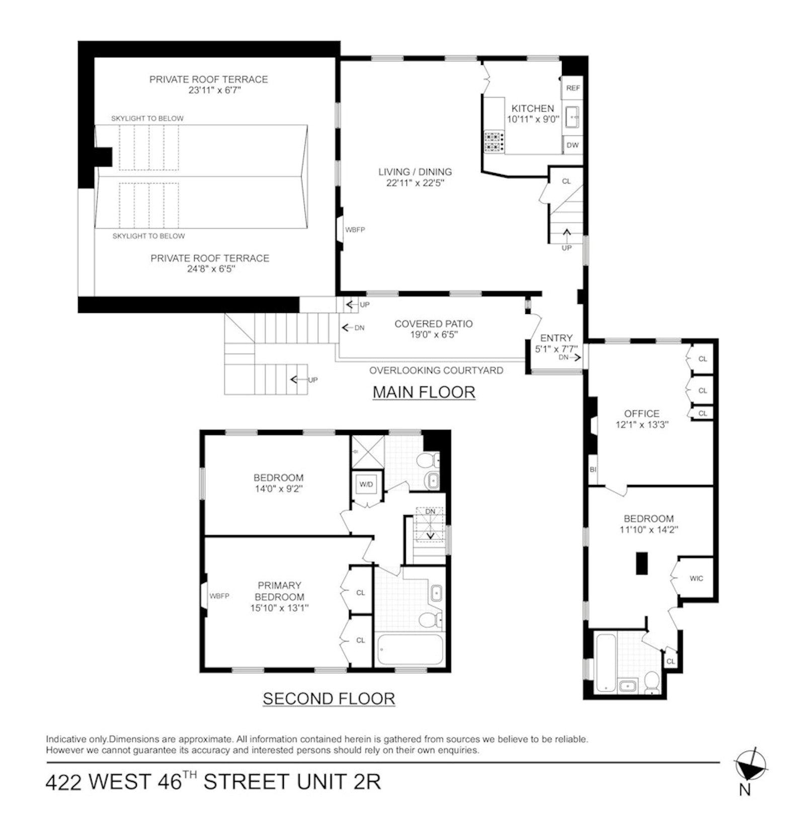 420 West 46th Street 2R Clinton New York NY 10036