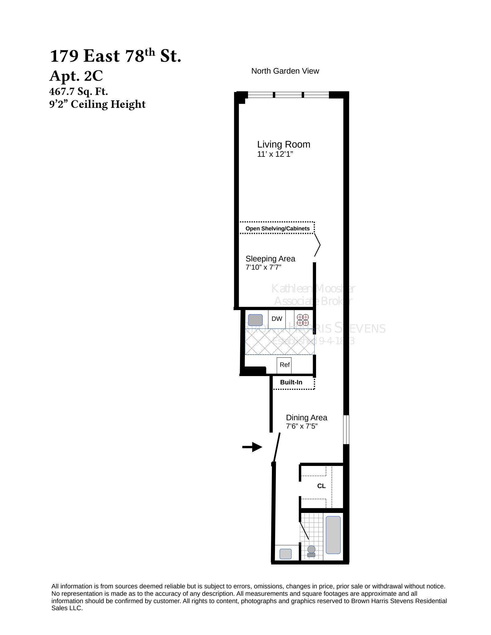179 East 78th Street 2C Upper East Side New York NY 10075