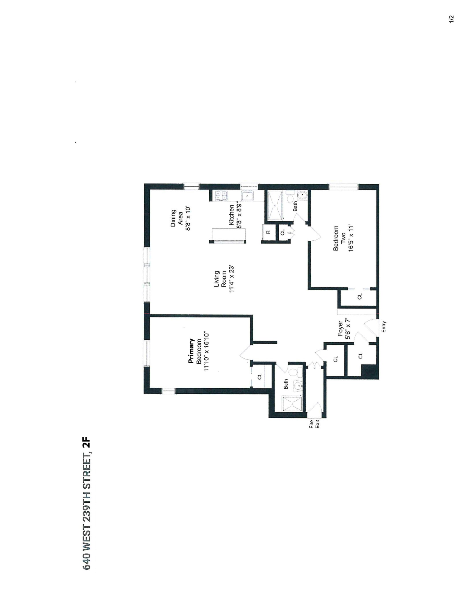 640 West 239th Street 2F Riverdale Bronx NY 10463