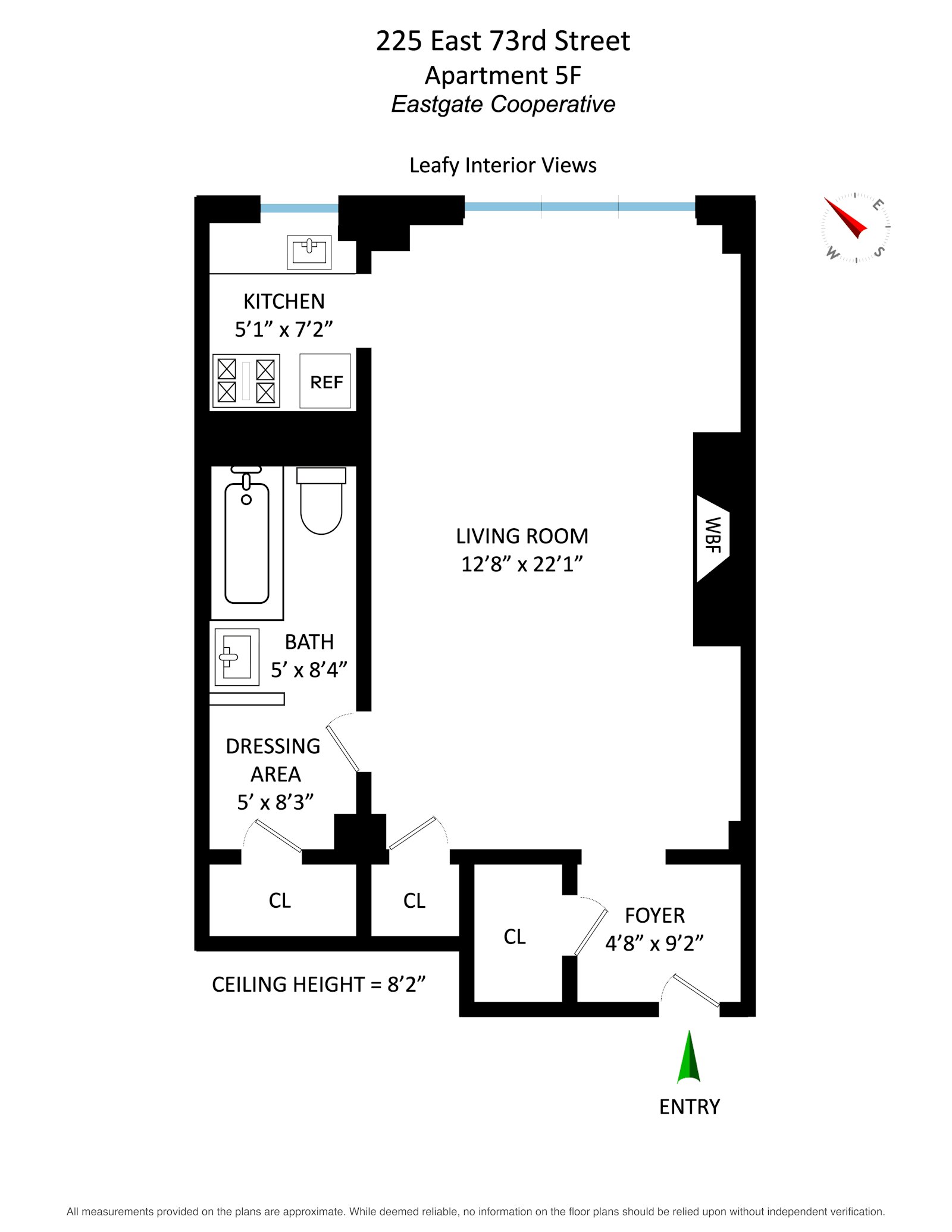 225 East 73rd Street 5F Upper East Side New York NY 10021
