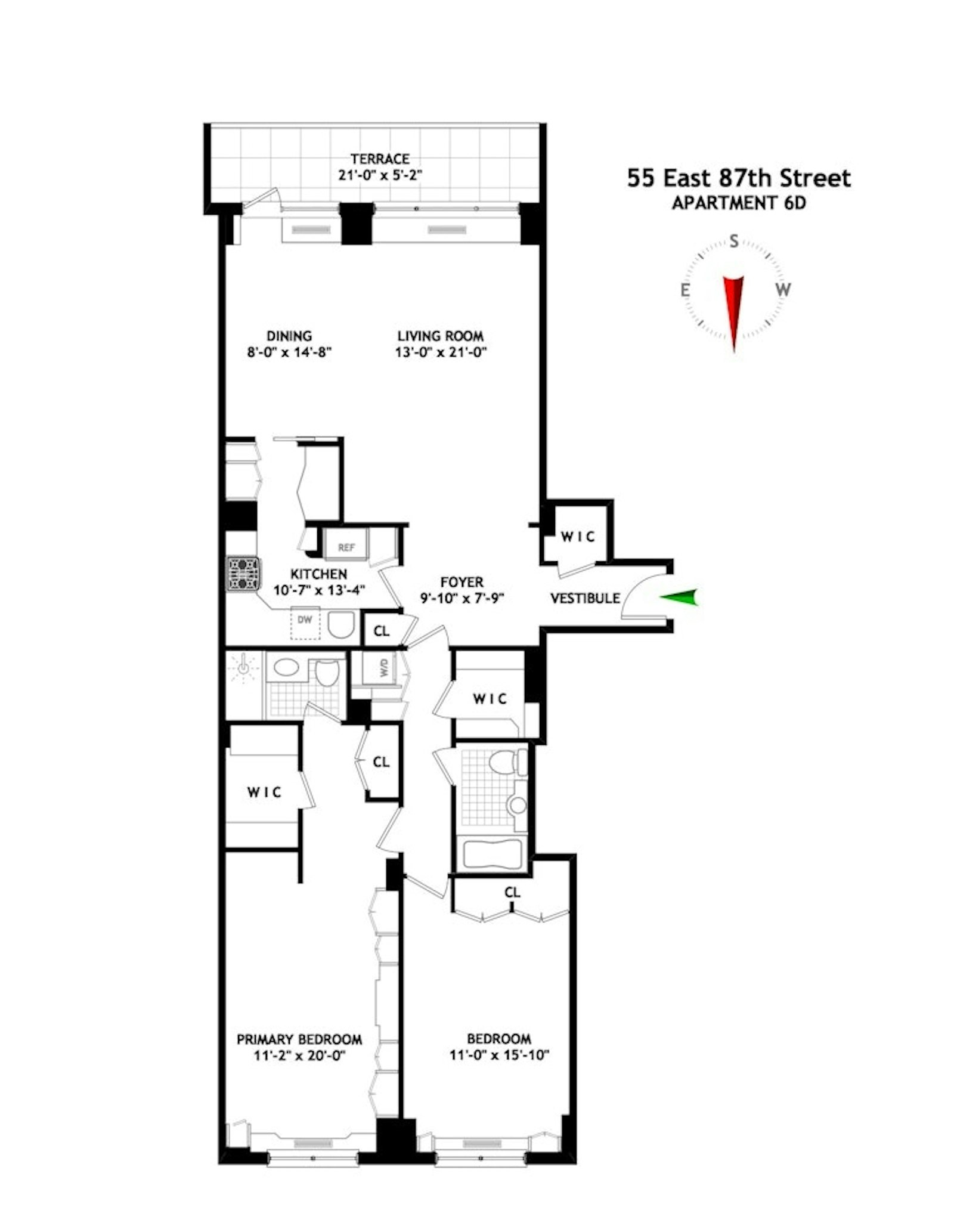 55 East 87th Street 6D Carnegie Hill New York NY 10128