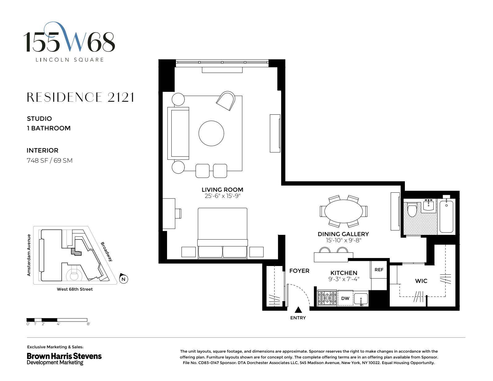 155 West 68th Street 2121 Lincoln Square New York NY 10023