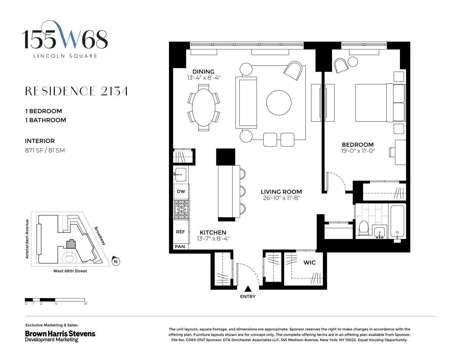 155 West 68th Street 2134 Lincoln Square New York NY 10023