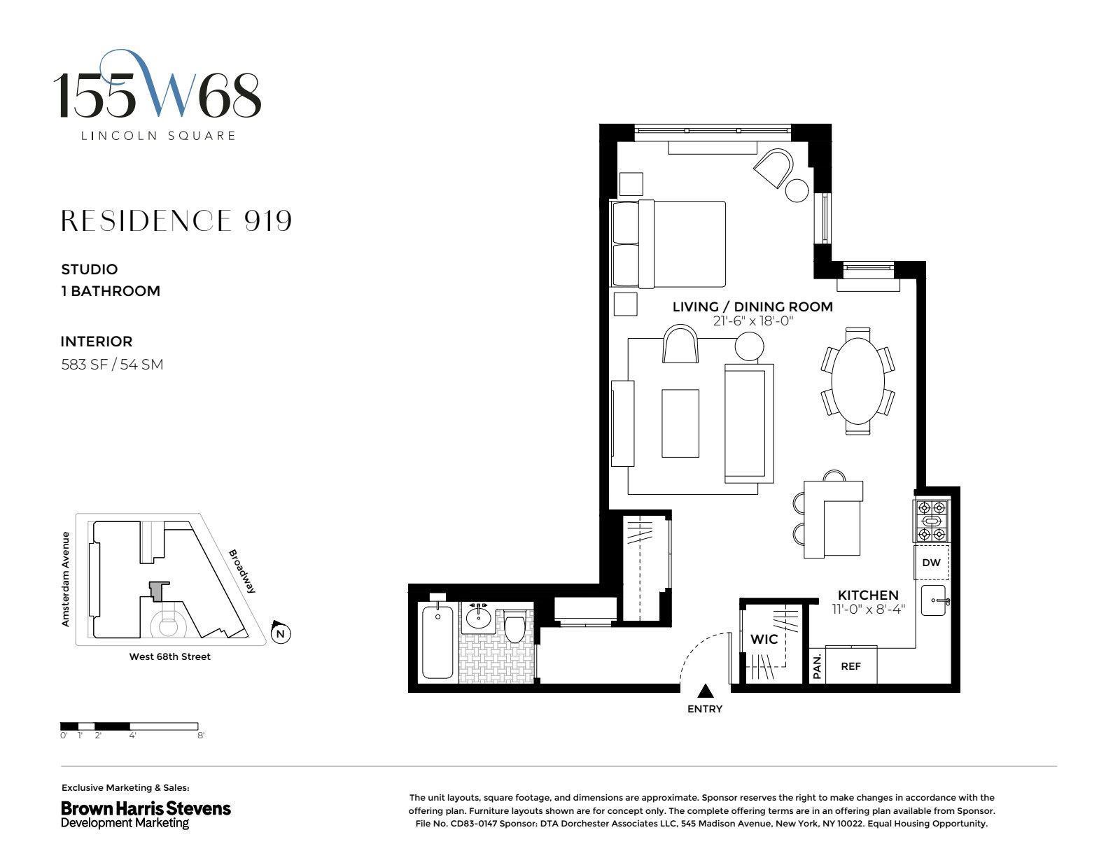 155 West 68th Street 919 Lincoln Square New York NY 10023