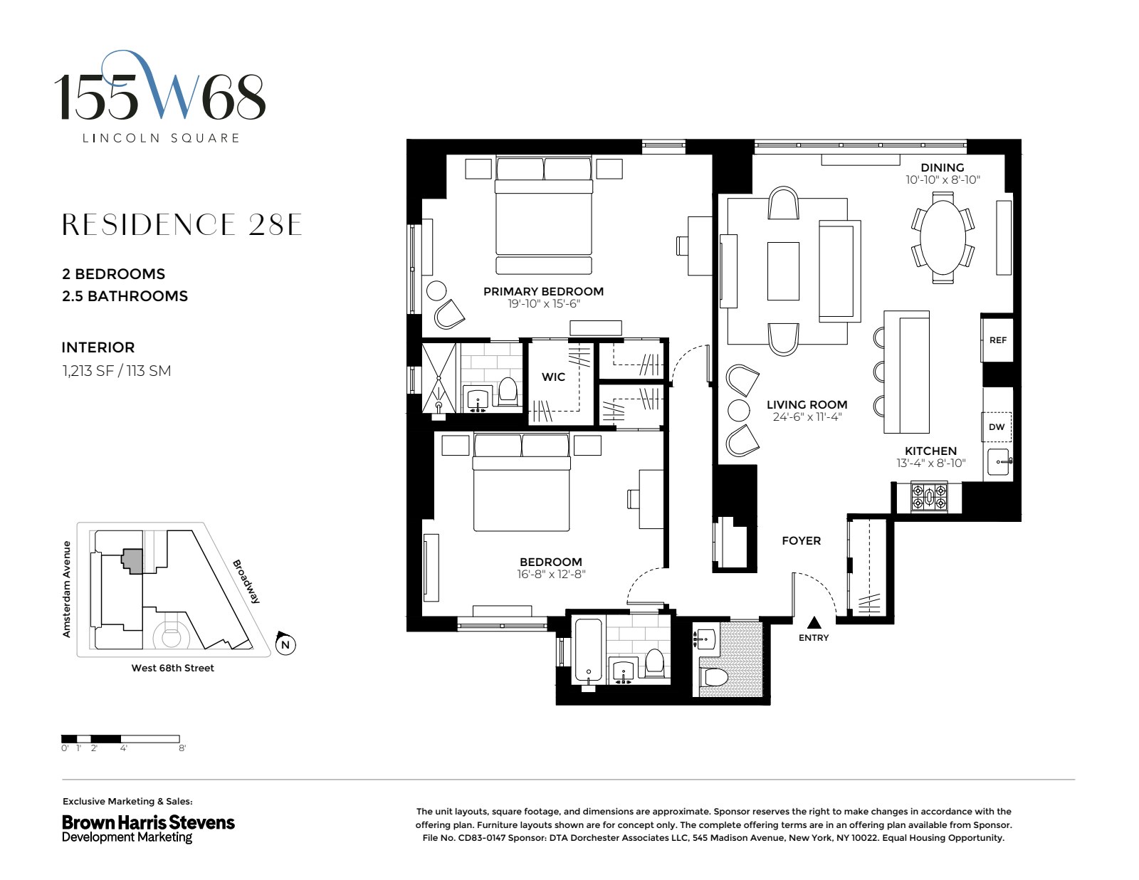 155 West 68th Street 28E Lincoln Square New York NY 10023