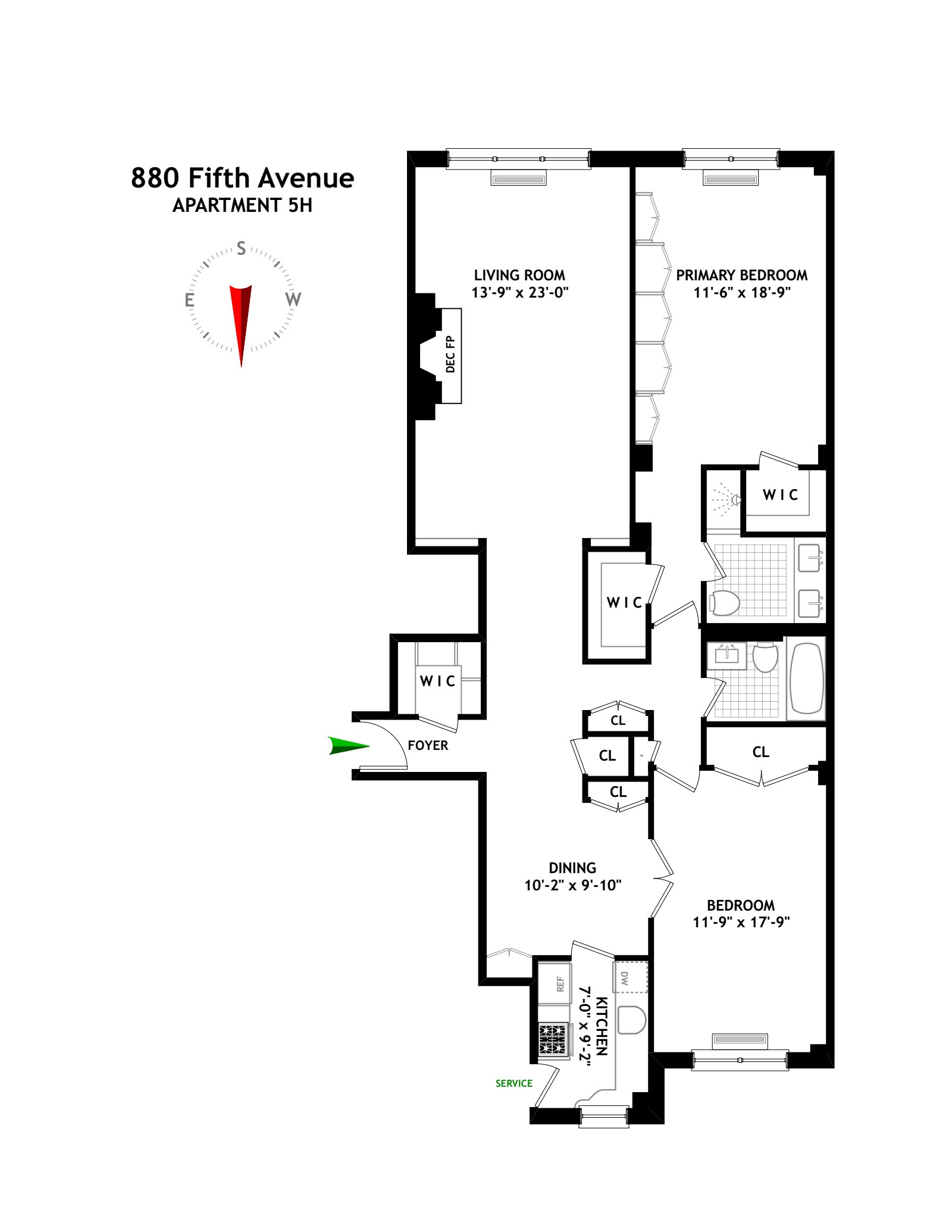 880 Fifth Avenue 5H Upper East Side New York NY 10021