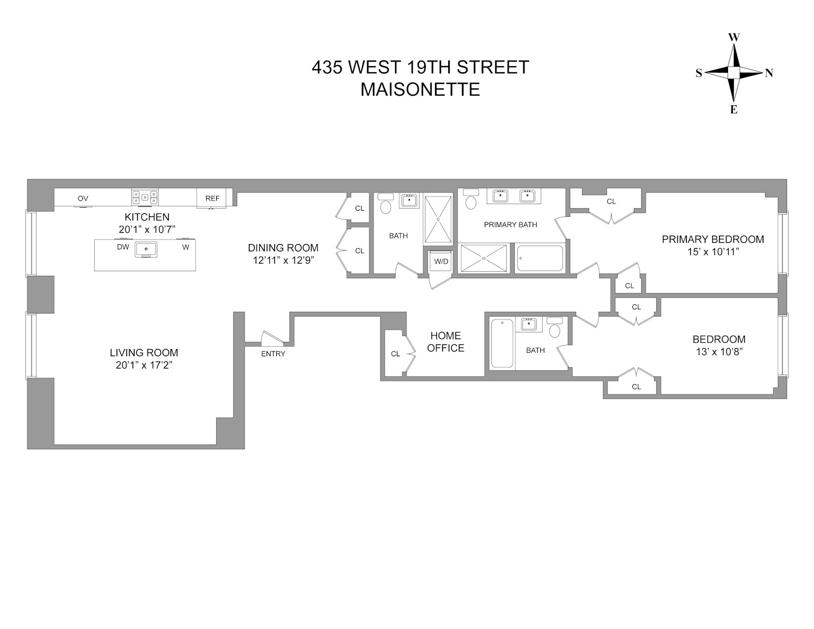 435 West 19th Street MAISONETTE Chelsea New York NY 10011