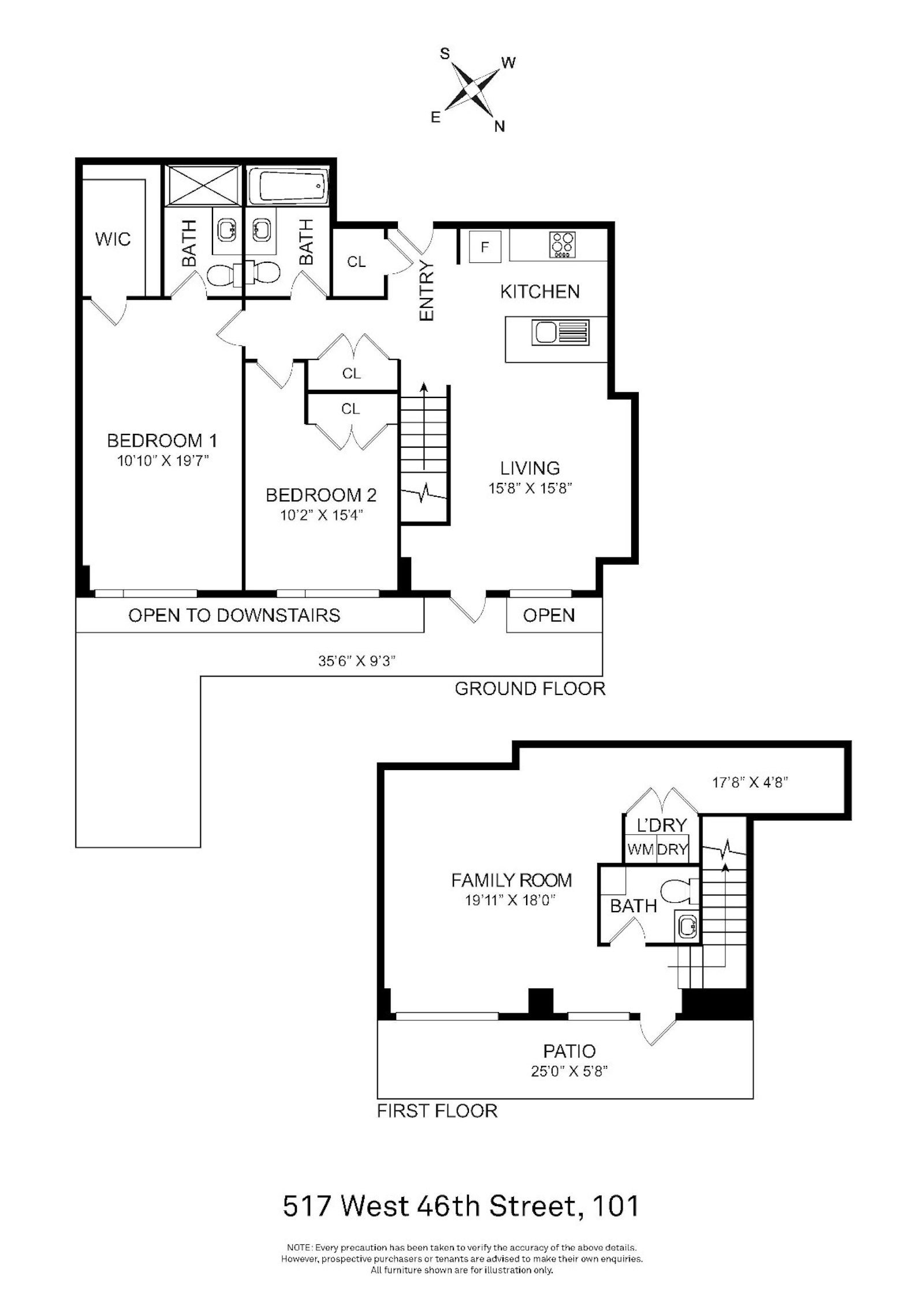 517 West 46th Street Clinton New York NY 10036