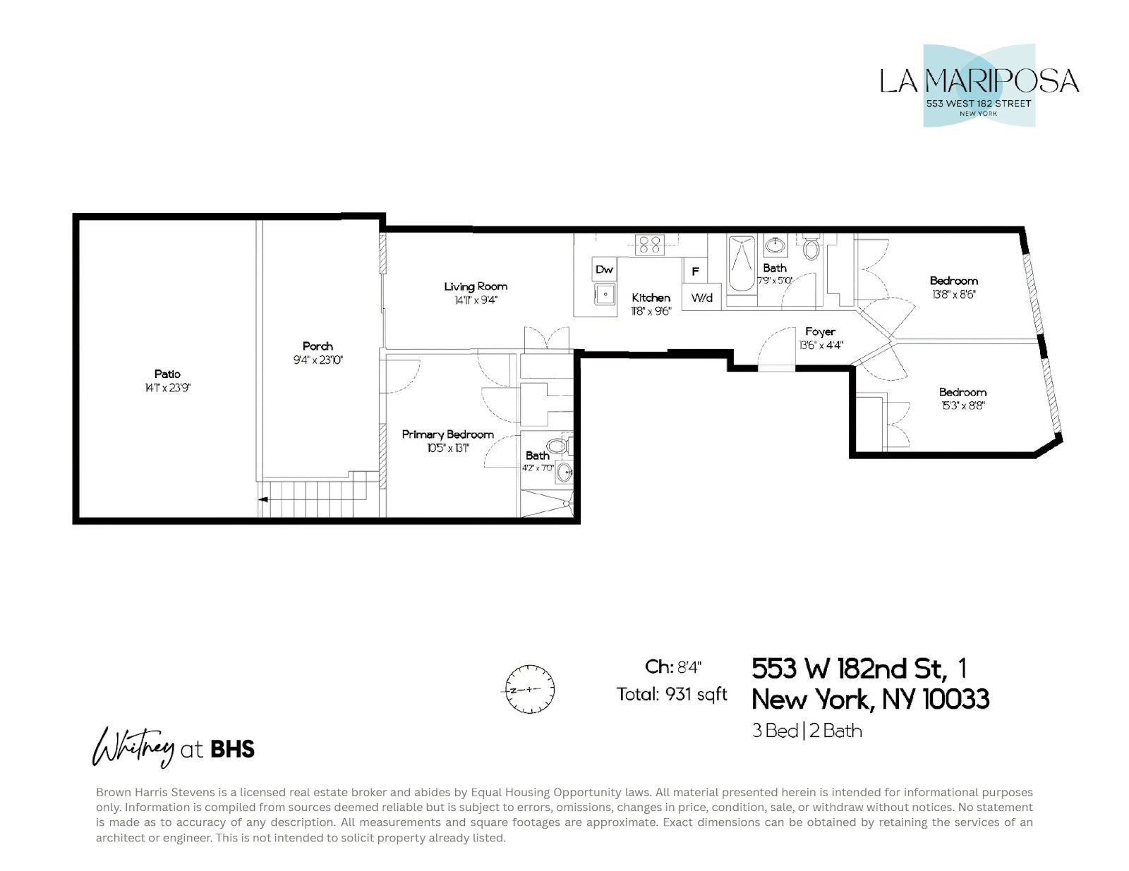 553 West 182nd Street 1 Washington Heights New York NY 10033