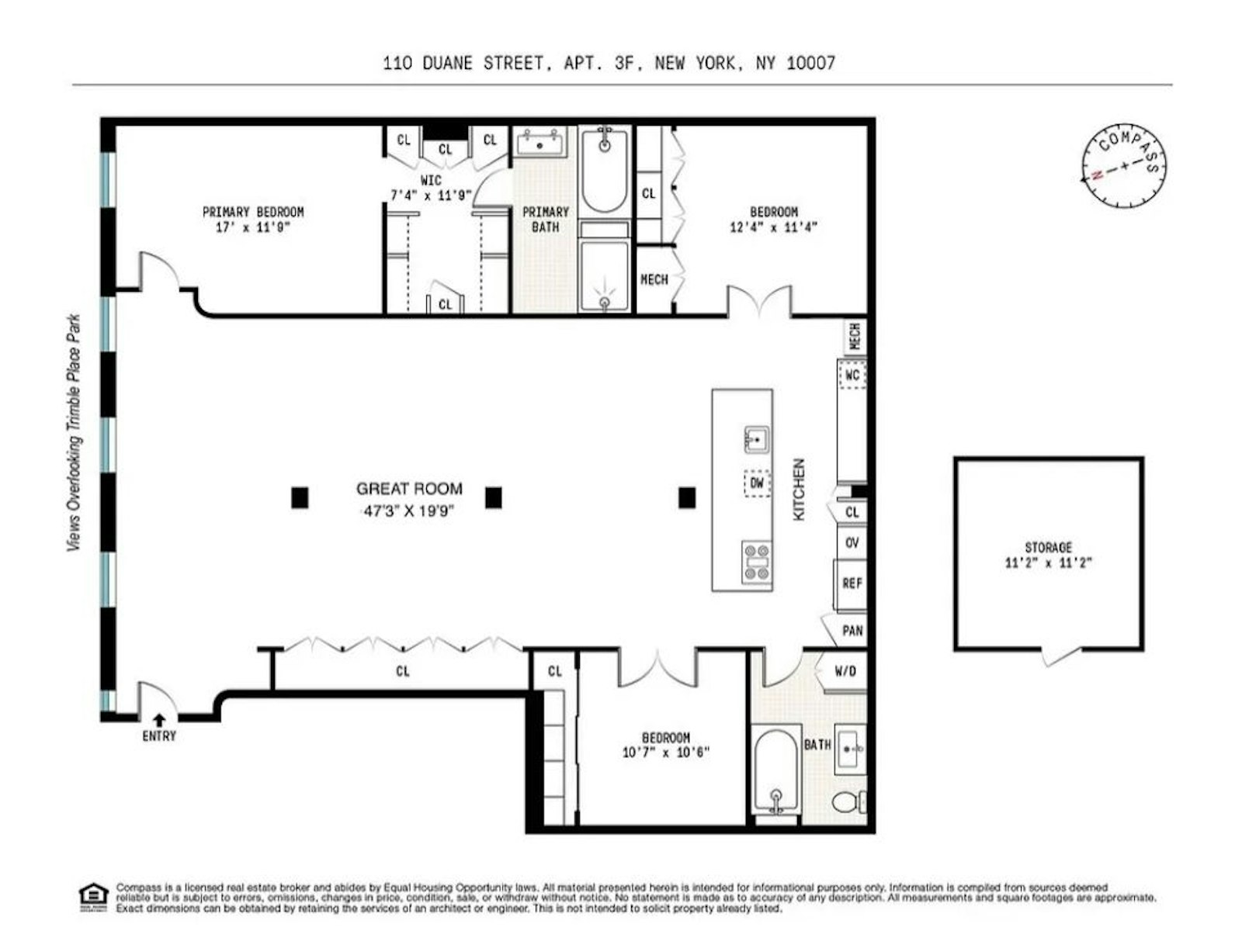 110 Duane Street Tribeca New York NY 10007
