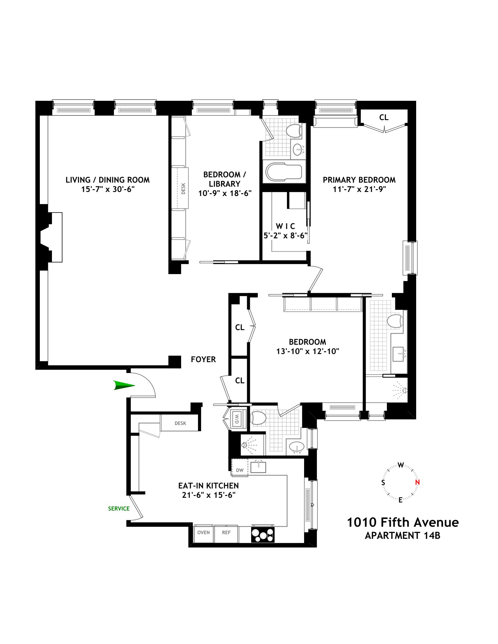 1010 Fifth Avenue 14B Upper East Side New York NY 10028