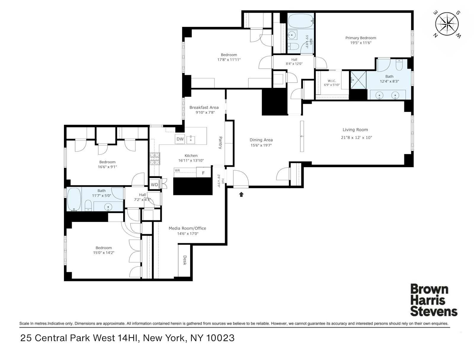25 Central Park West 14HI Central Park West New York NY 10023
