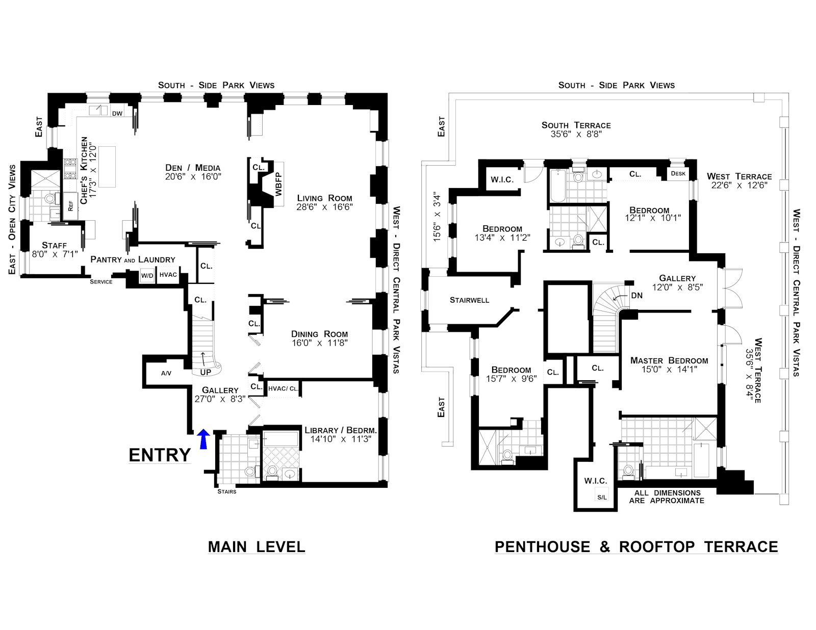 1165 Fifth Avenue 15/PHA Upper East Side New York NY 10029