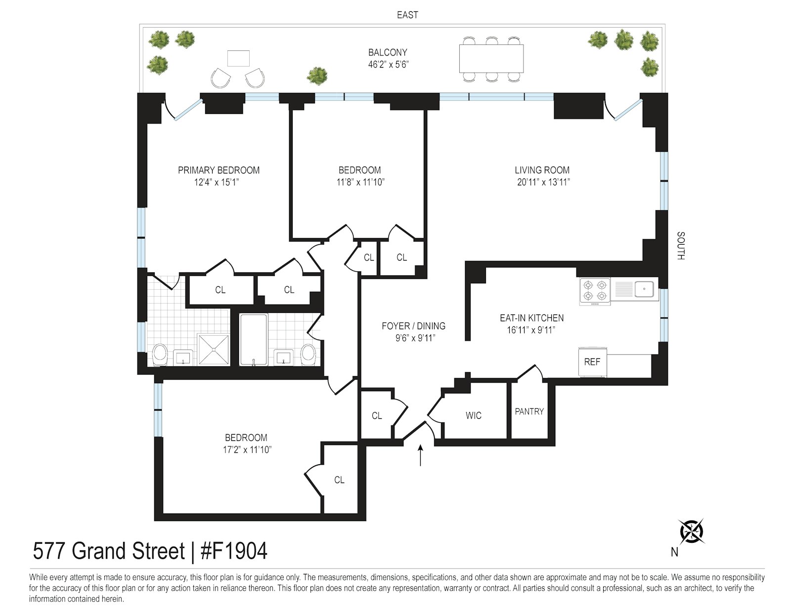 577 Grand Street F1904 Lower East Side New York NY 10002