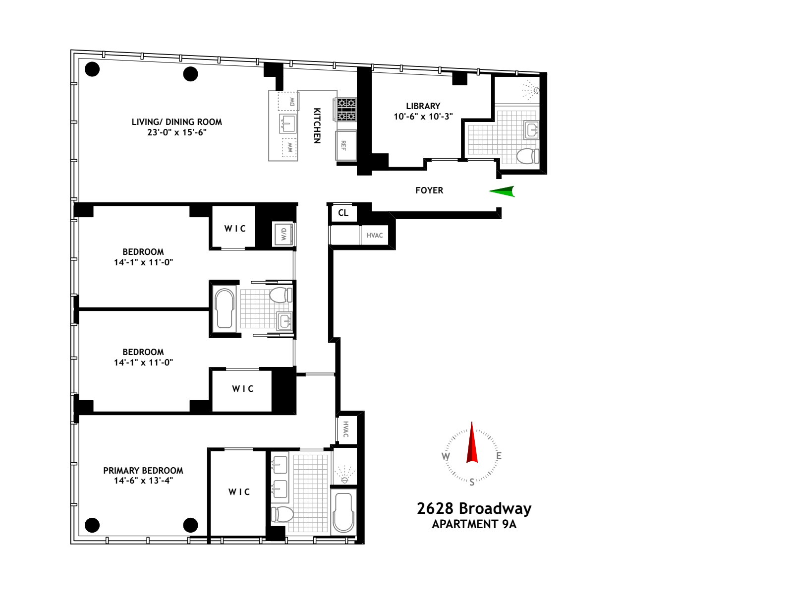 2628 Broadway 9A Upper West Side New York NY 10025