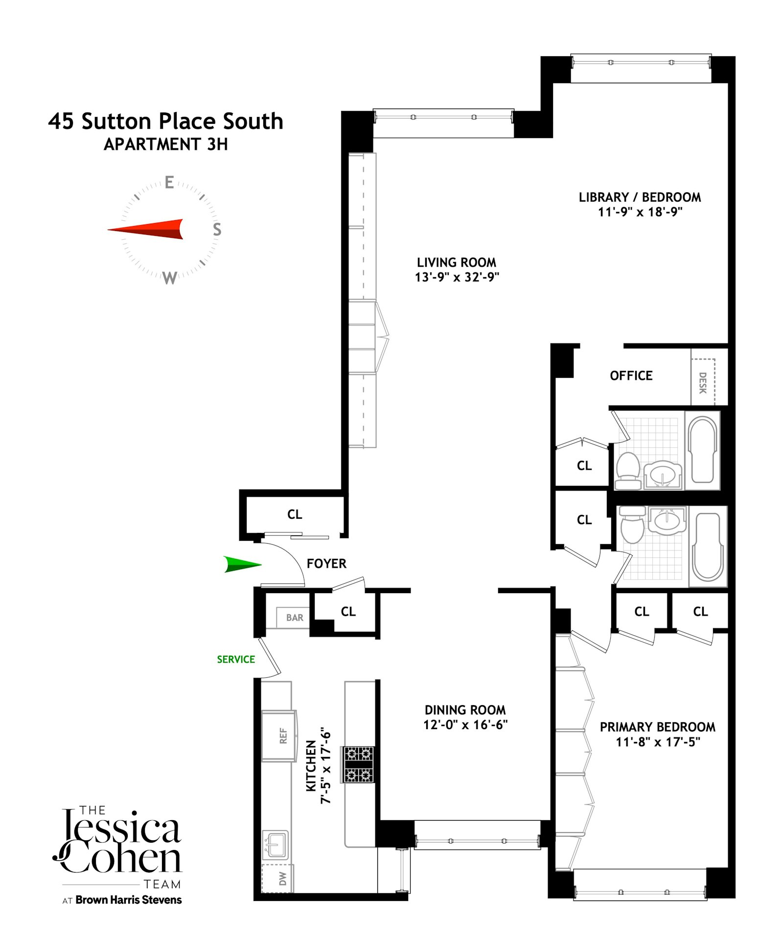45 Sutton Place South 3H Sutton Place New York NY 10022