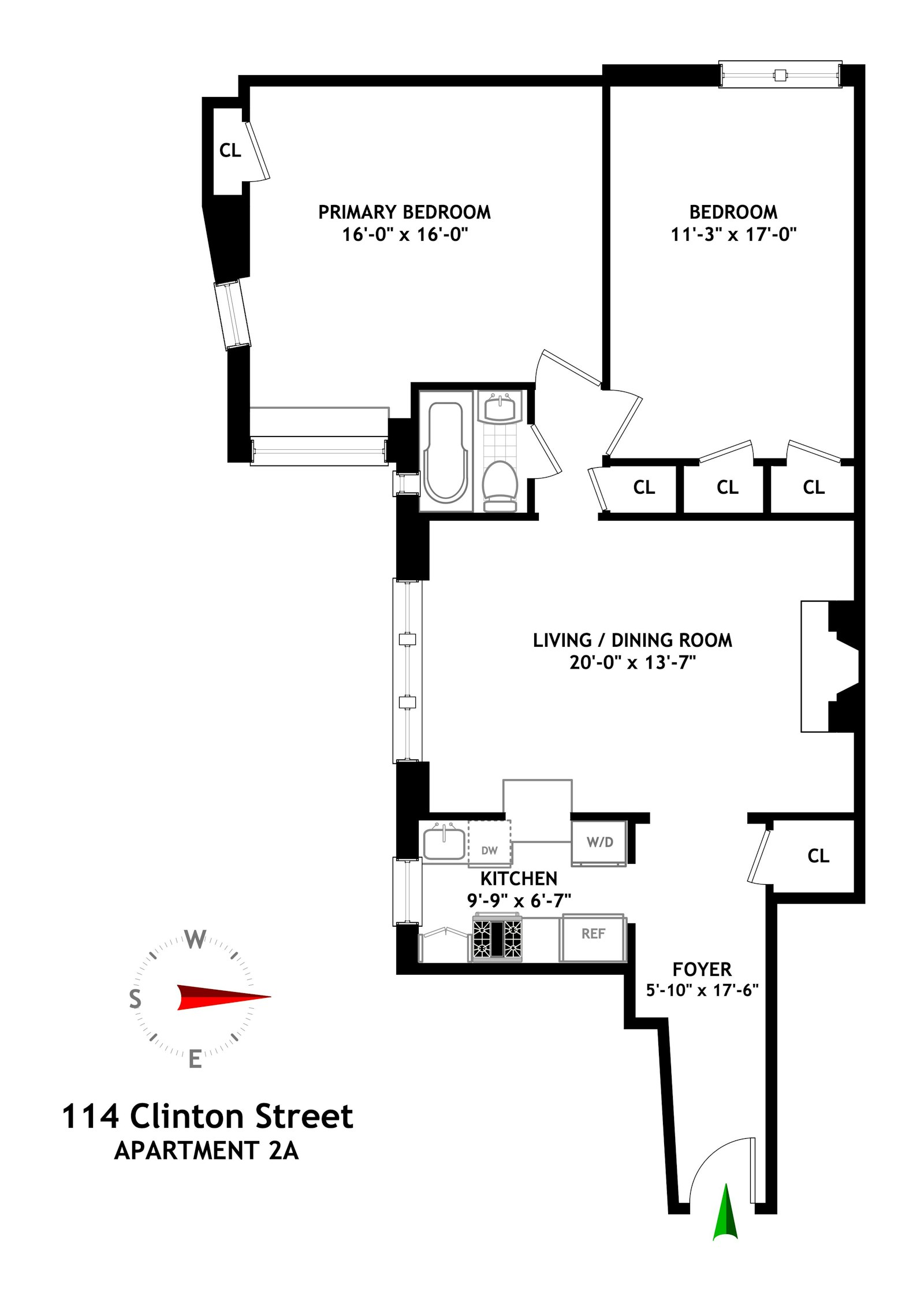 114 Clinton Street 2A Brooklyn Heights Brooklyn NY 11201